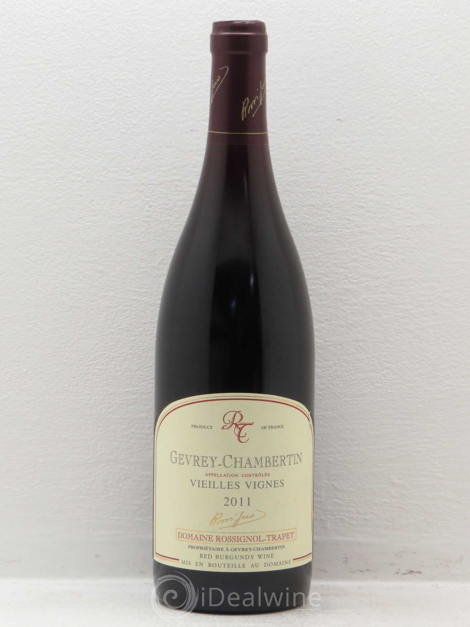 Gevrey-Chambertin Vieilles vignes Rossignol-Trapet (Domaine) (sans prix de réserve) 2011 - Lot de 1 bouteille - 0