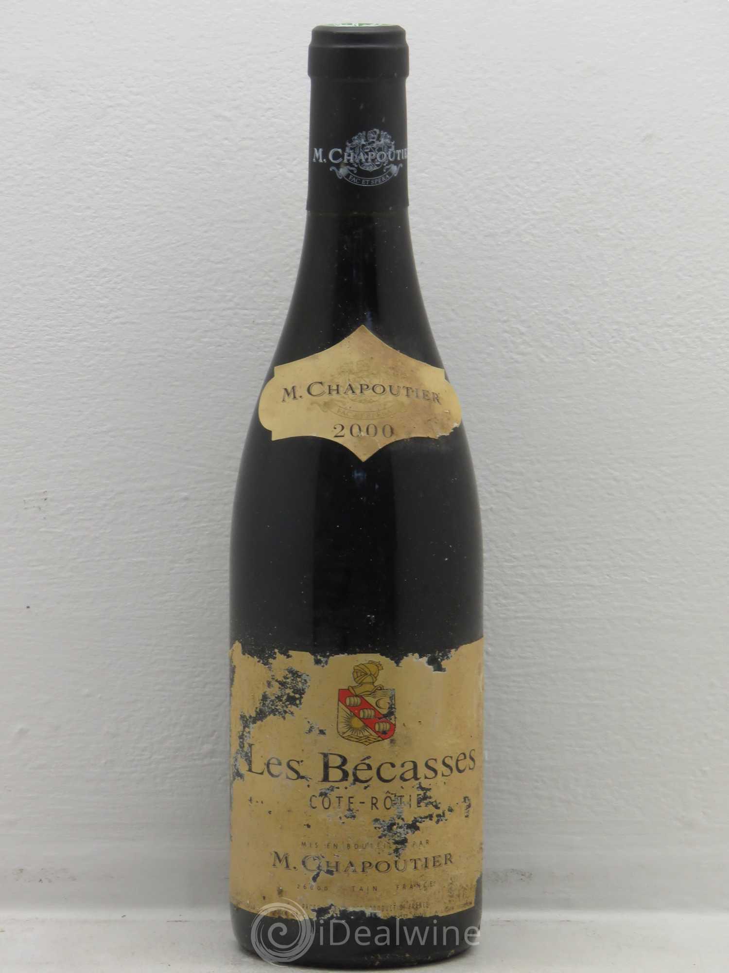 Côte-Rôtie Les Bécasses Chapoutier 2000 - Lot de 1 bouteille - 0
