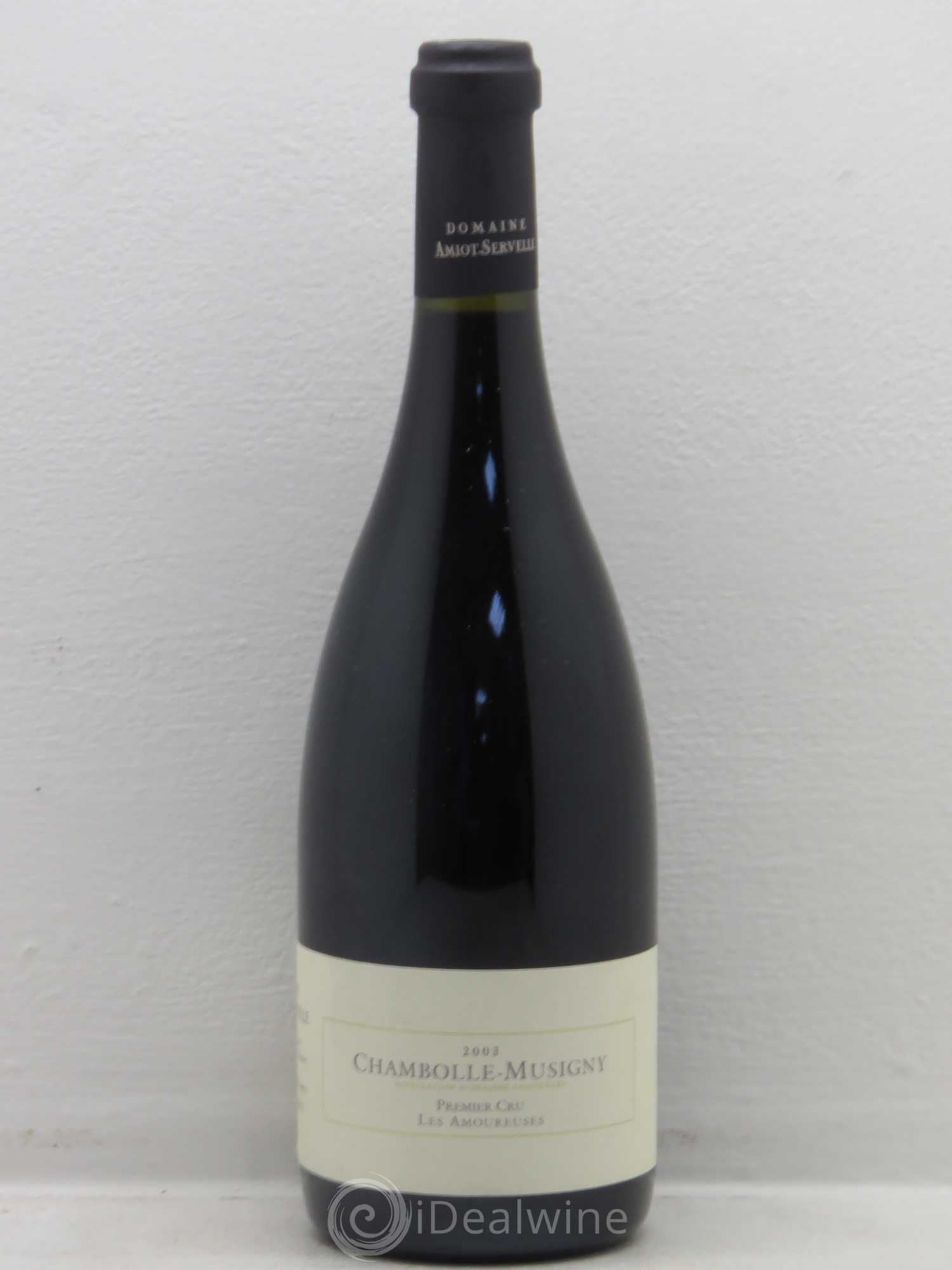 Chambolle-Musigny 1er Cru Les Amoureuses Amiot-Servelle 2003 - Lot de 1 bouteille - 0