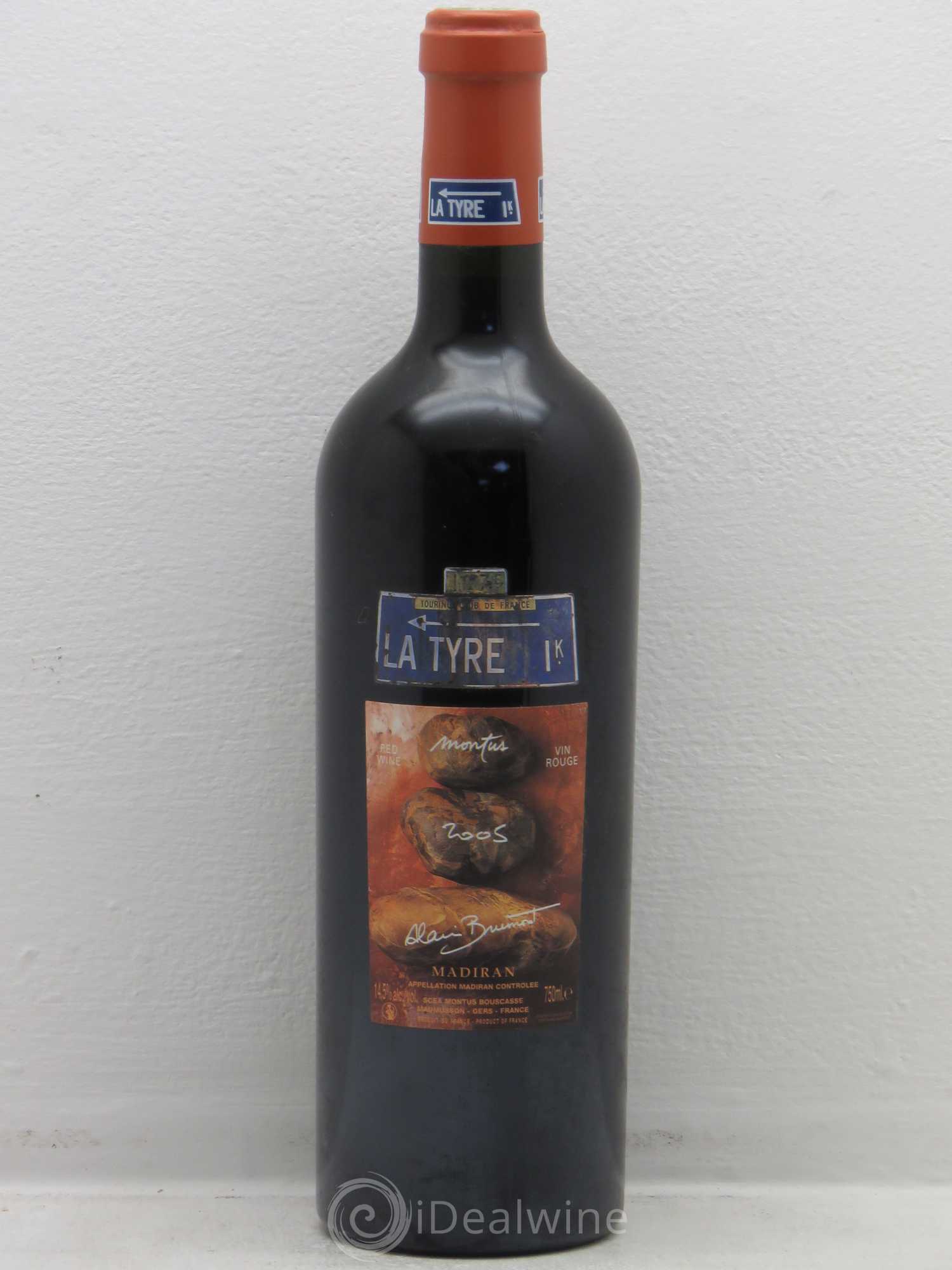 Madiran Château Montus-La Tyre Alain Brumont 2005 - Lot de 1 bouteille - 0