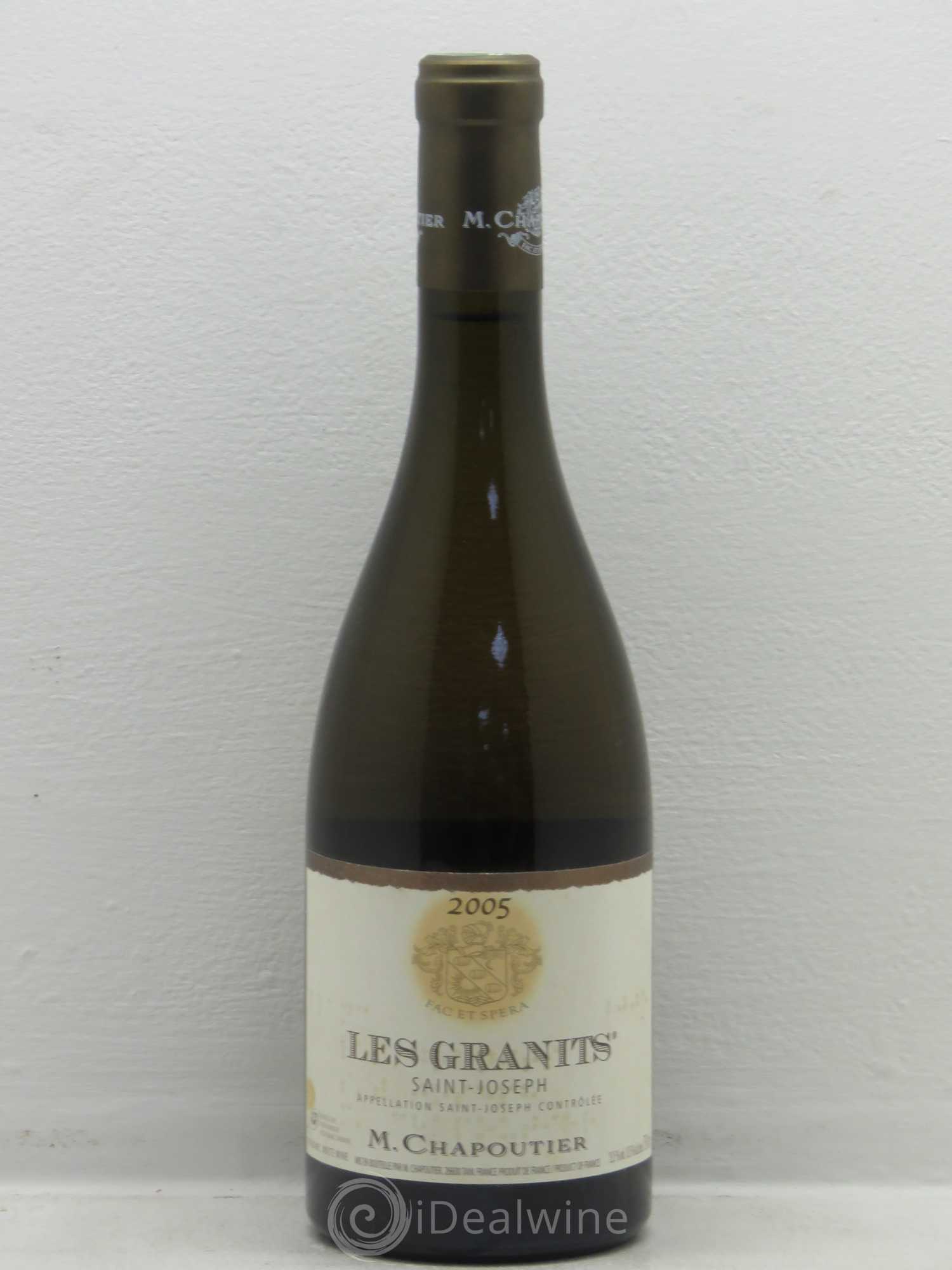 Saint-Joseph Les Granits Chapoutier 2005 - Lot de 1 bouteille - 0