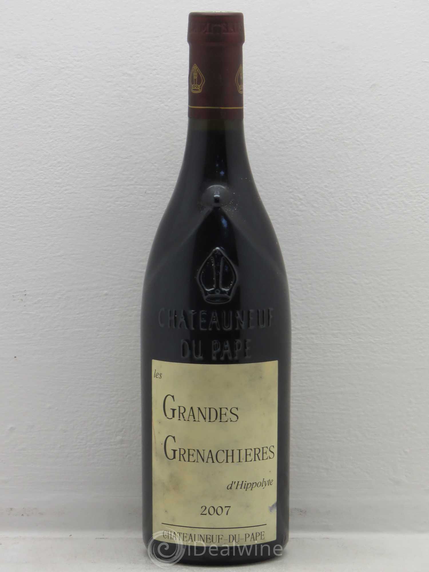 Châteauneuf-du-Pape Château Simian Grandes Grenachières Hippolyte 2007 - Posten von 1 Flasche - 0