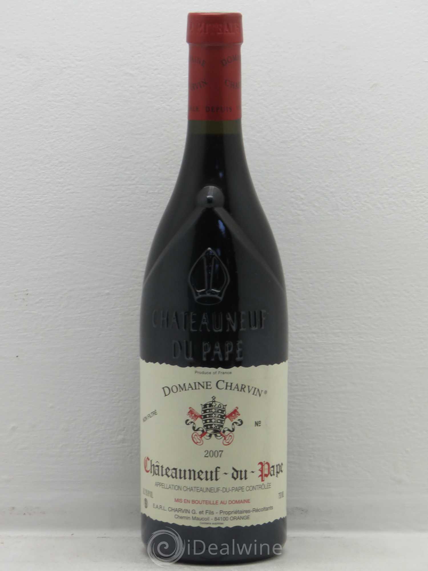 Châteauneuf-du-Pape Charvin (Domaine) 2007 - Lot de 1 bouteille - 0