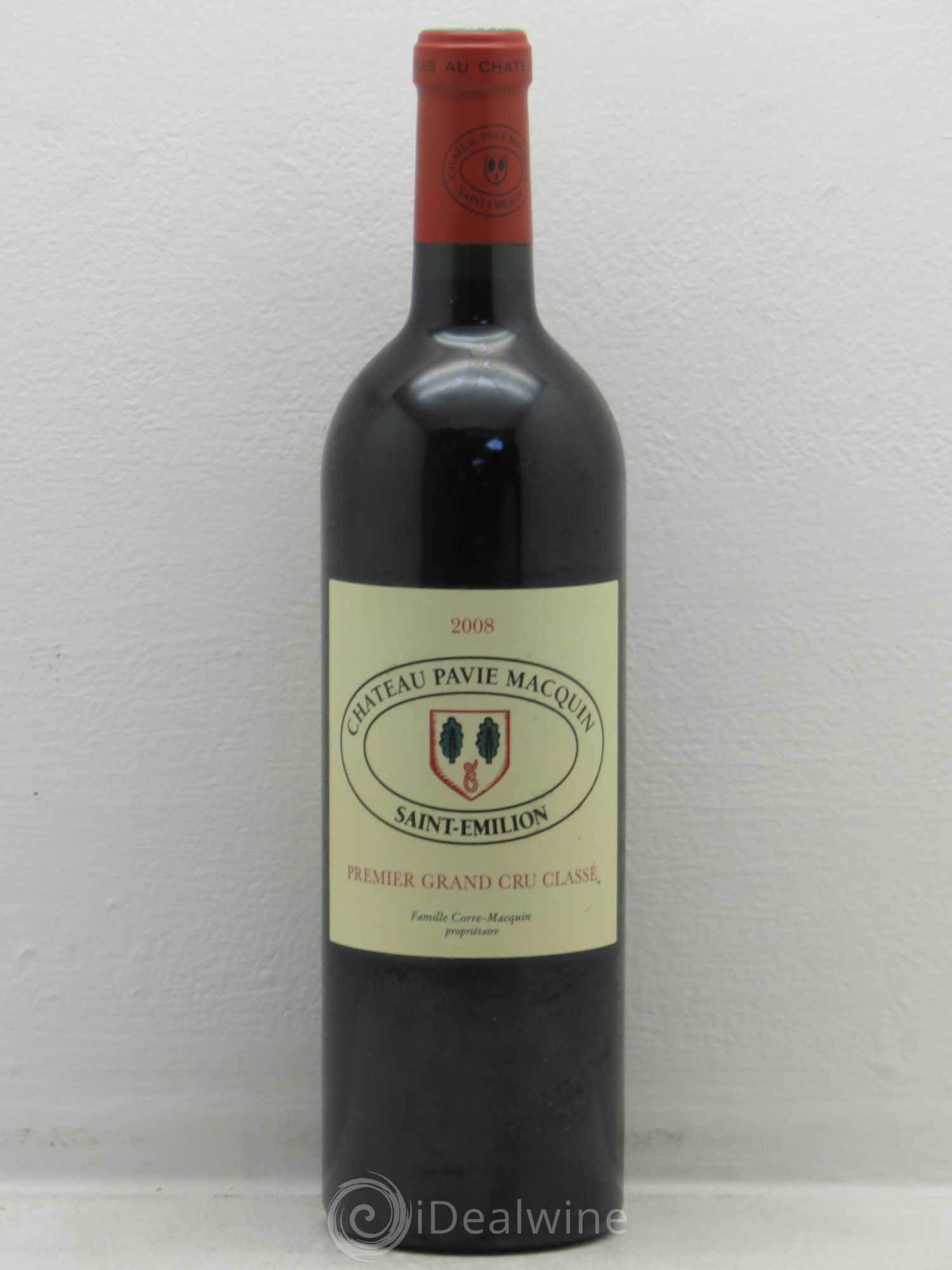 Château Pavie Macquin 1er Grand Cru Classé B 2008 - Lot de 1 bouteille - 0