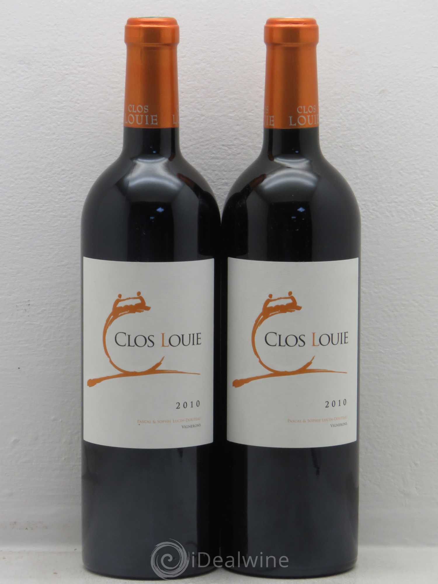 Castillon-Côtes-de-Bordeaux (Côtes-de-Castillon) Clos Louie Vieilles Vignes 2010 - Posten von 2 Flaschen - 0