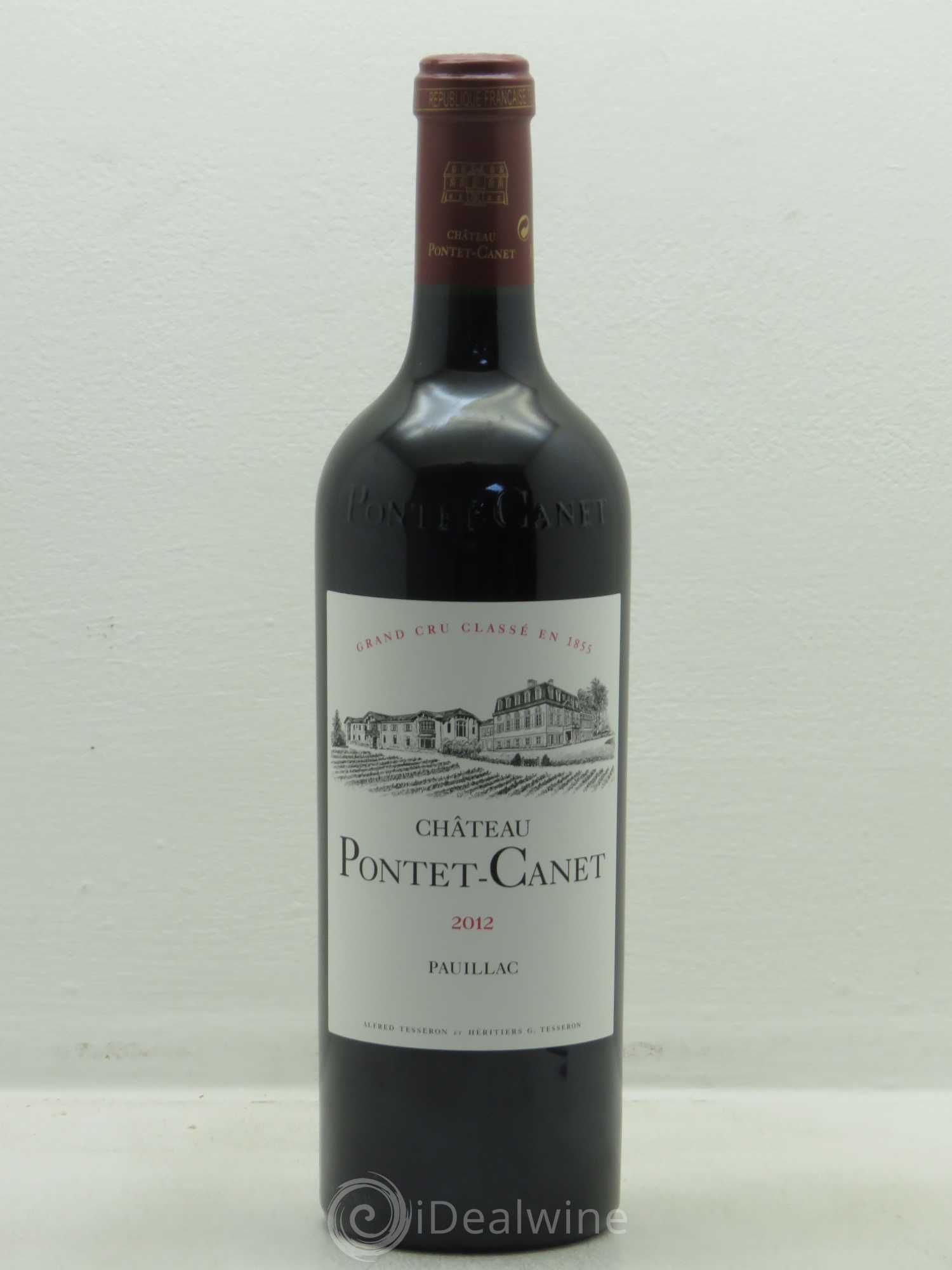 Château Pontet Canet 5ème Grand Cru Classé 2012 - Lot de 1 bouteille - 0