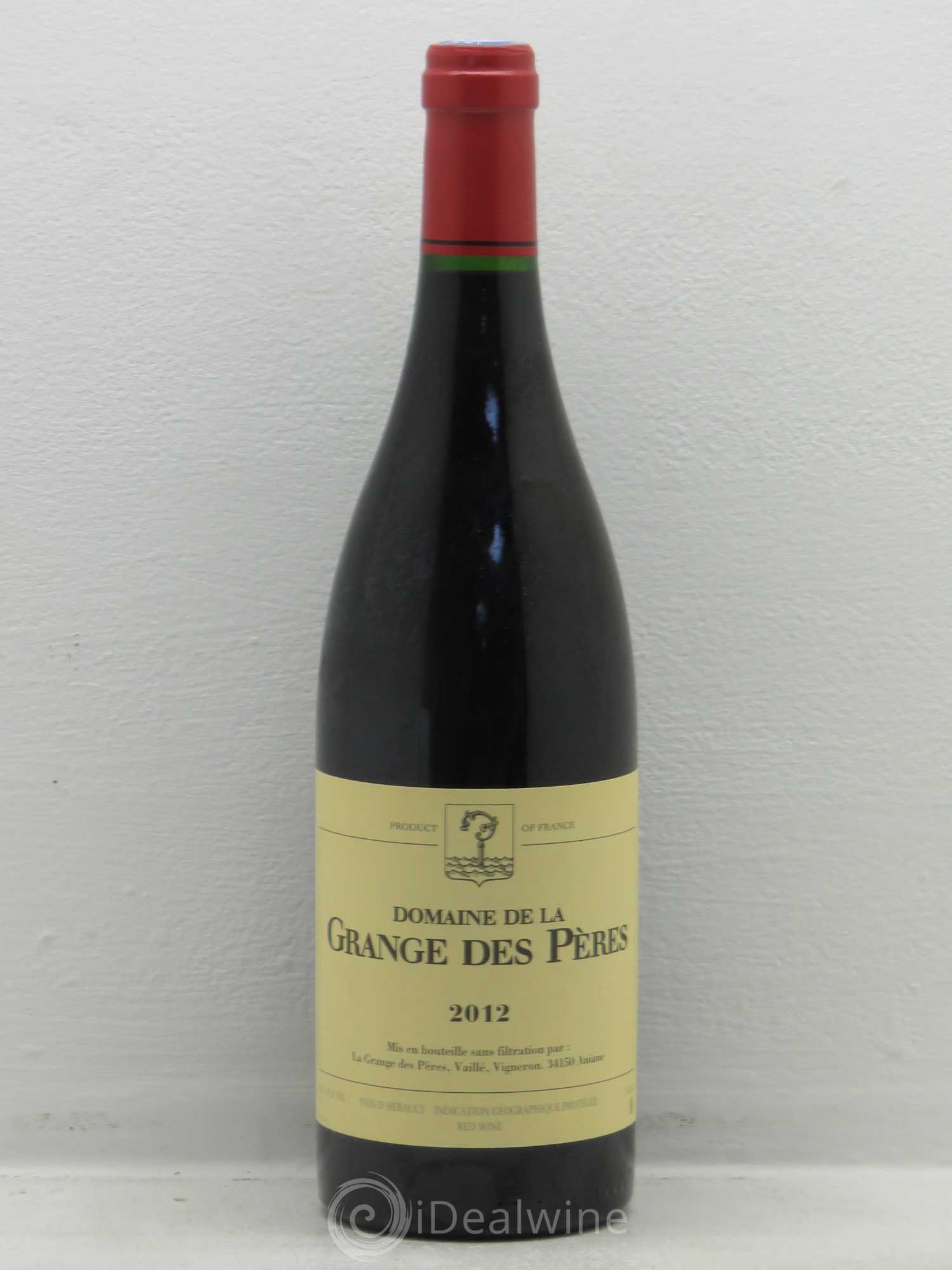 Pays d'Hérault Grange des Pères Laurent Vaillé 2012 - Lot de 1 bouteille - 0