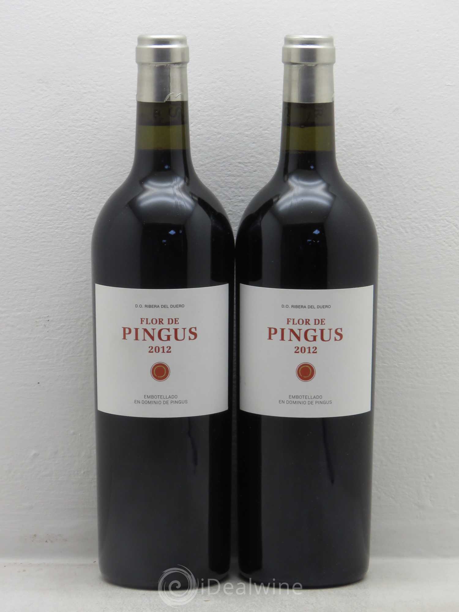 Ribera Del Duero Flor de Pingus Dominio de Pingus - Peter Sisseck 2012 - Lot de 2 bouteilles - 0