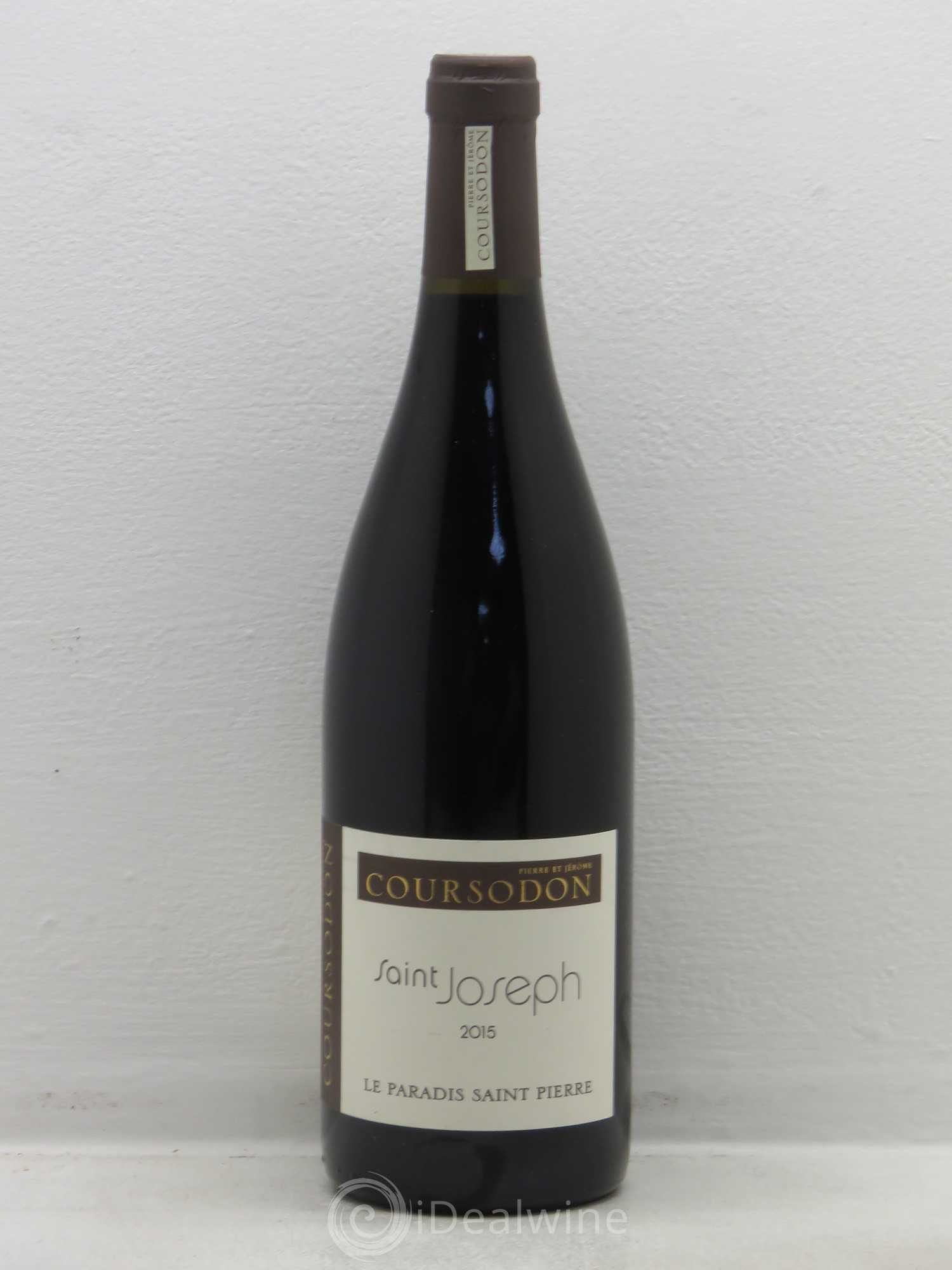 Saint-Joseph Le Paradis Saint-Pierre Pierre et Jérôme Coursodon 2015 - Lot de 1 bouteille - 0