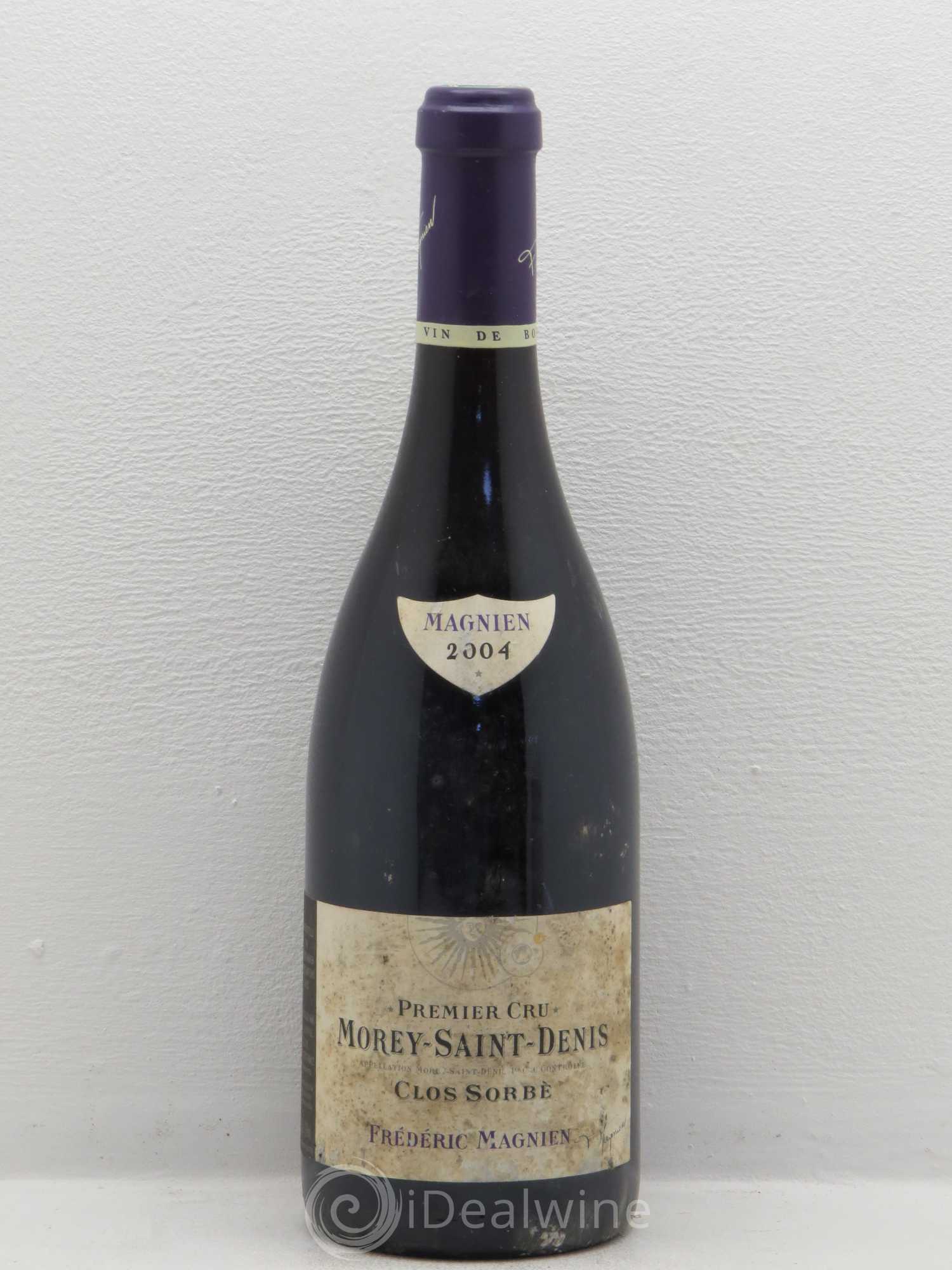 Morey-Saint-Denis 1er Cru Clos Sorbé - Frédéric Magnien 2004 - Lot de 1 bouteille - 0