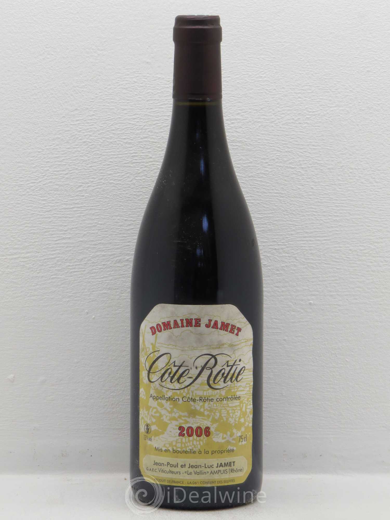 Côte-Rôtie Jamet (Domaine) 2006 - Lot de 1 bouteille - 0