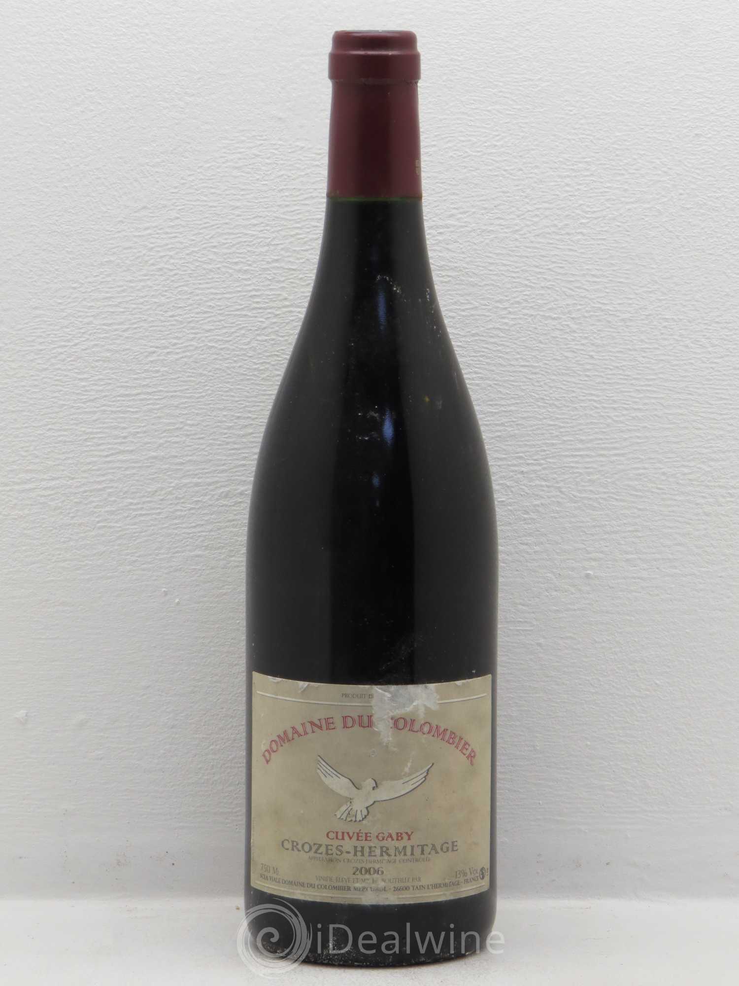 Crozes-Hermitage Cuvée Gaby Colombier (Domaine du) 2006 - Lot de 1 bouteille - 0