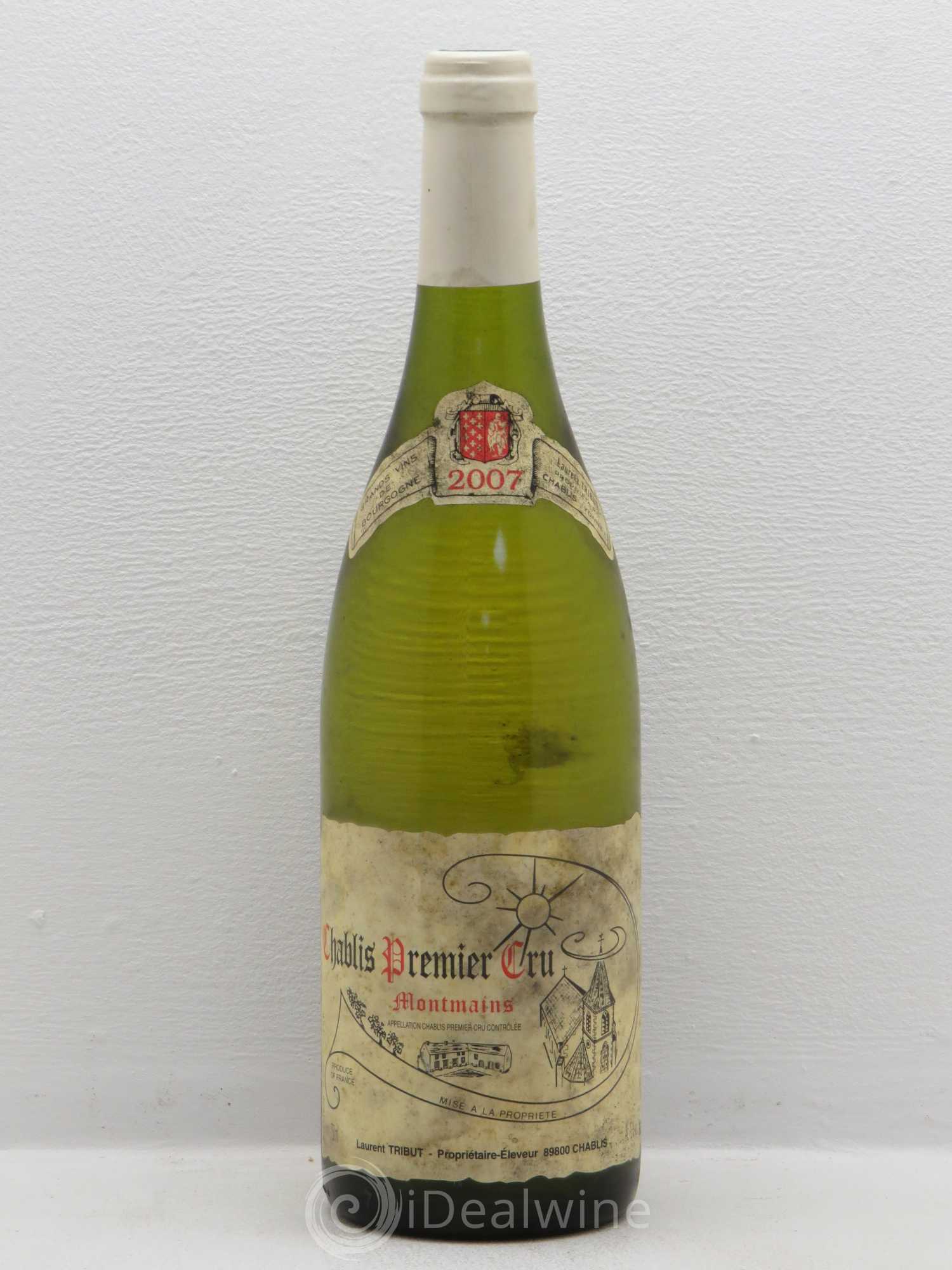 Chablis 1er Cru Montmains Domaine Laurent Tribut 2007 - Posten von 1 Flasche - 0