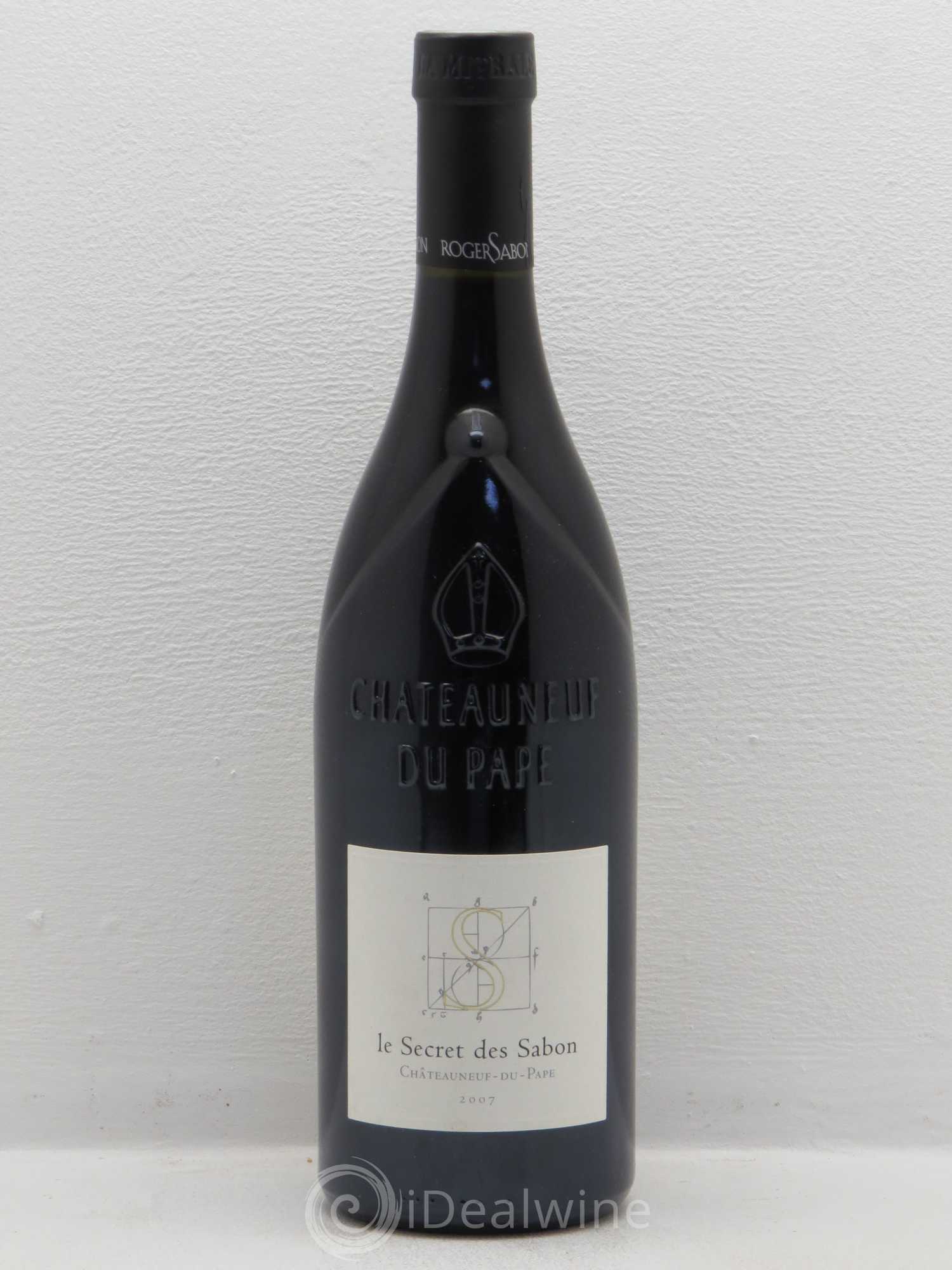Châteauneuf-du-Pape Le Secret des Sabon Domaine Roger Sabon 2007 - Lot de 1 bouteille - 0