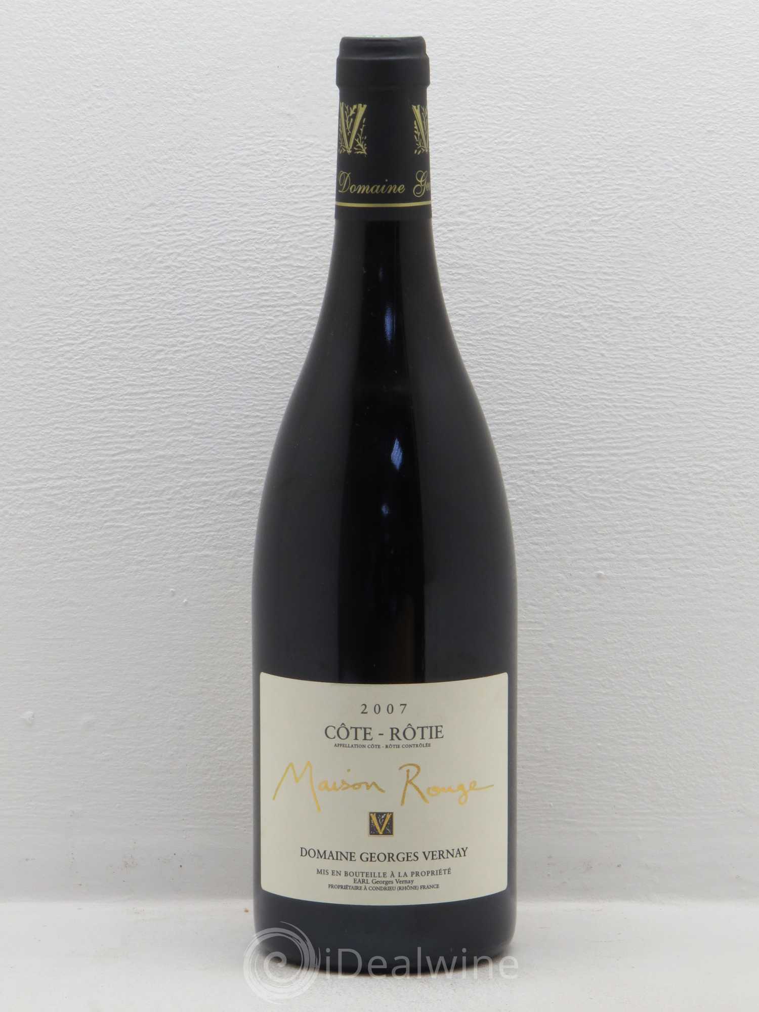 Côte-Rôtie Maison Rouge Georges Vernay 2007 - Posten von 1 Flasche - 0