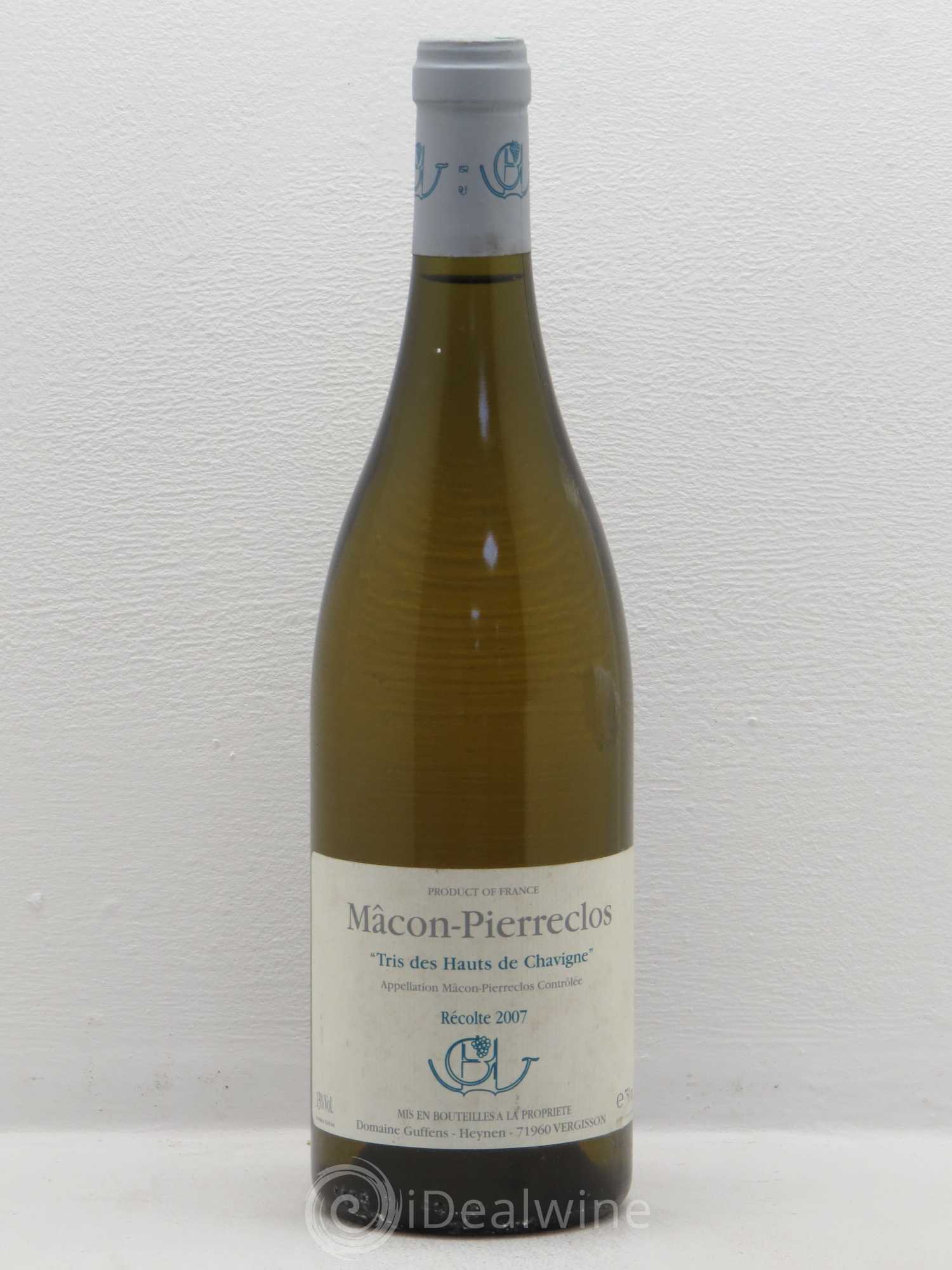 Mâcon Tri des Hauts de Chavigne 2007 - Posten von 1 Flasche - 0
