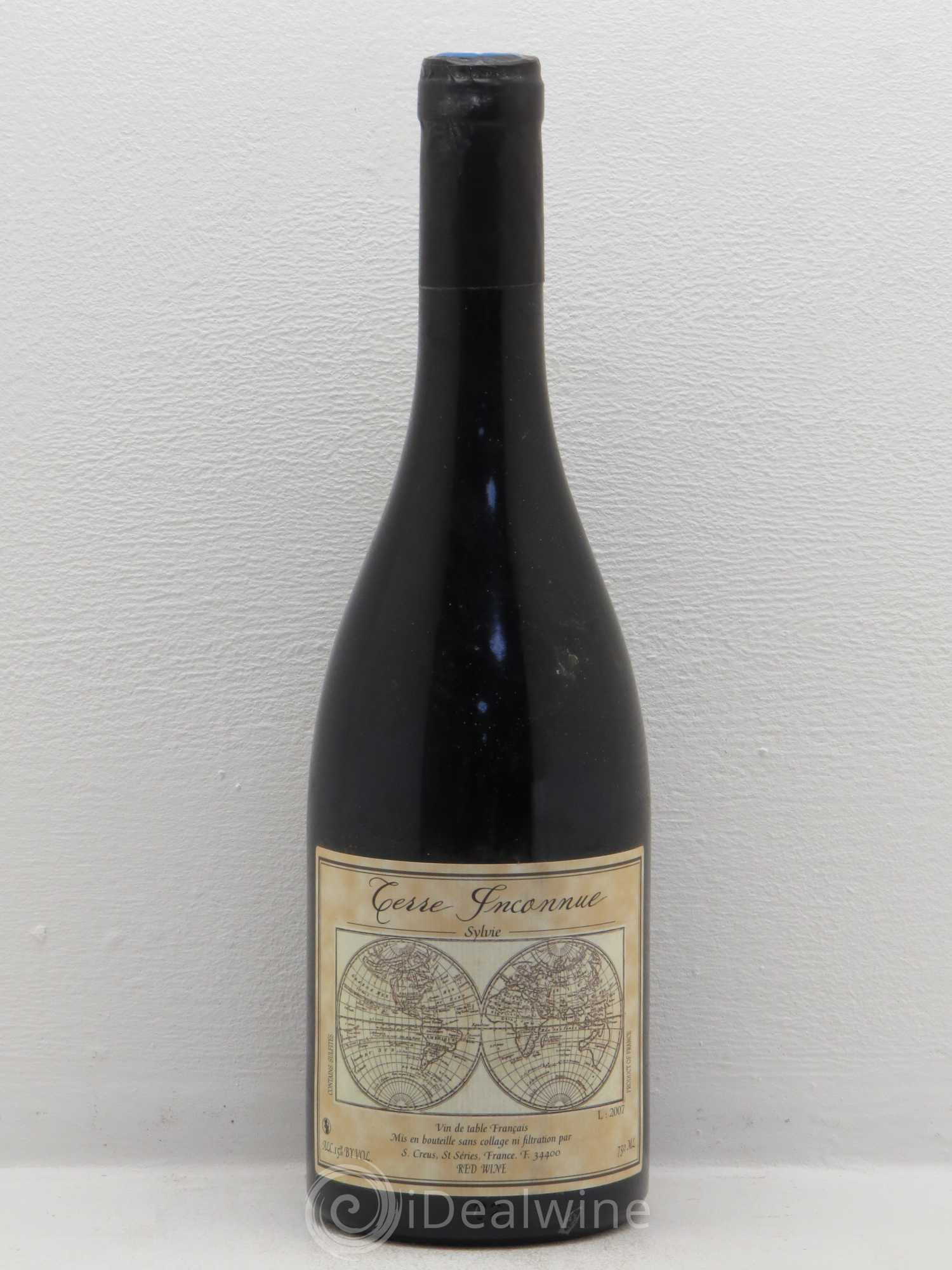 Vin de Table de France Cuvée Sylvie Terre Inconnue (sans prix de réserve) 2007 - Lot de 1 bouteille - 0