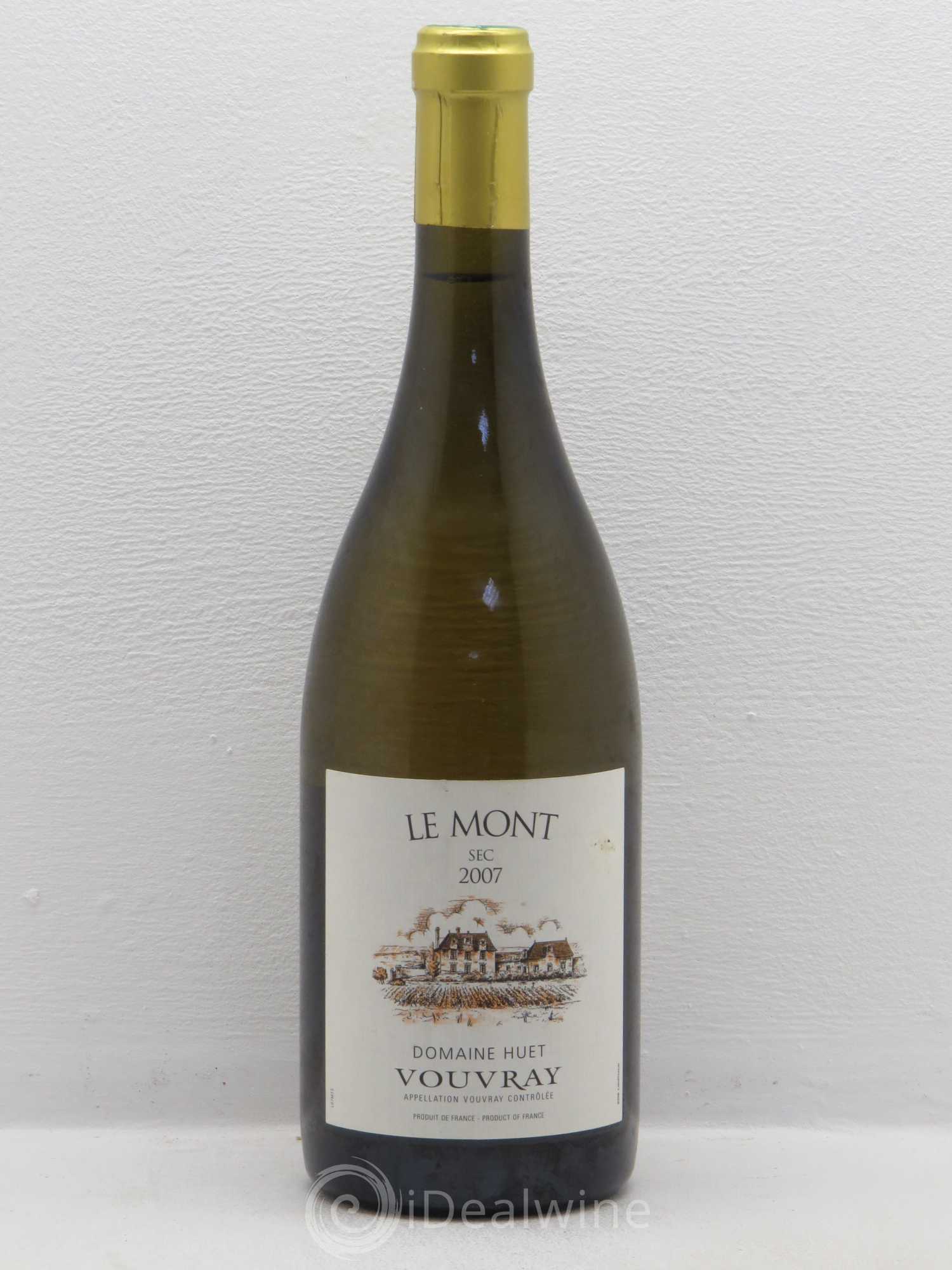 Vouvray Le Mont Sec Domaine Huet (sans prix de réserve) 2007 - Lot de 1 bouteille - 0