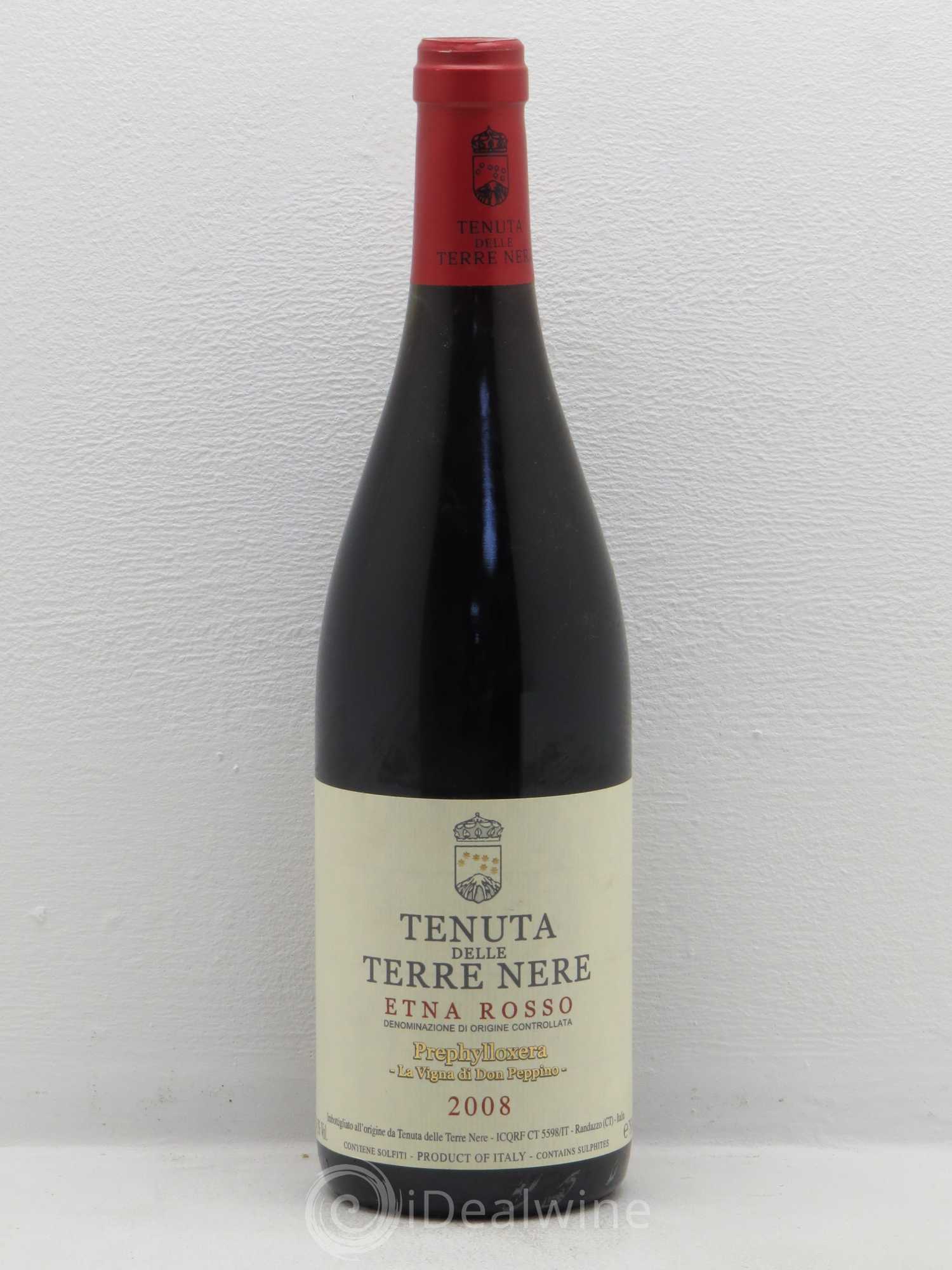 Etna Rosso DOC Tenuta delle Terre Nere 2008 - Lot de 1 bouteille - 0