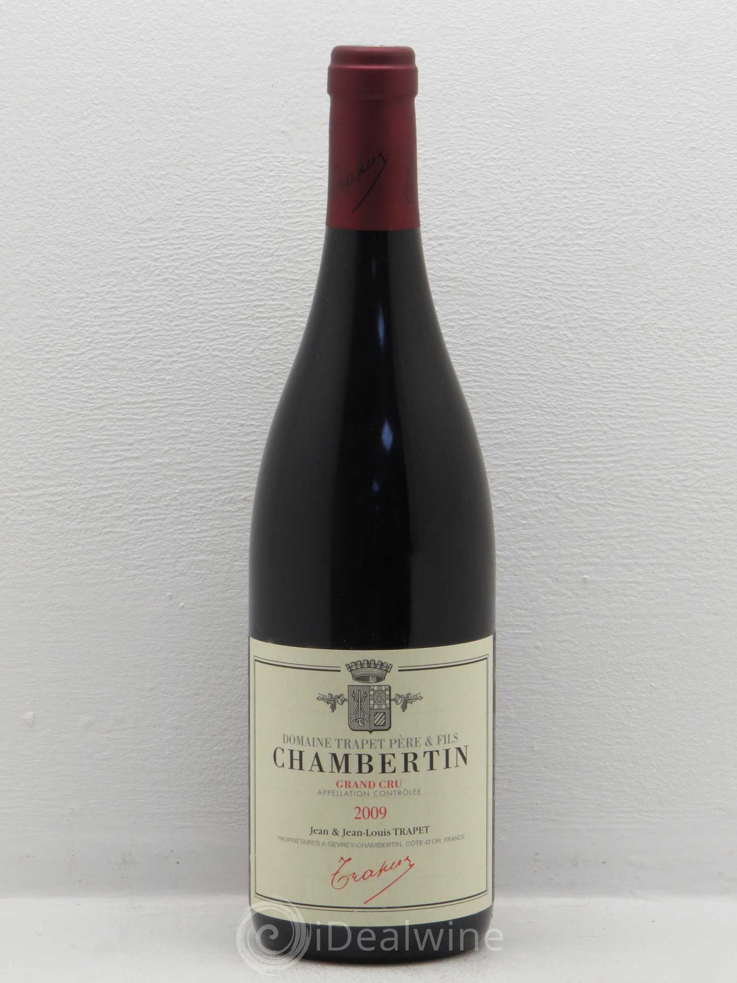 Chambertin Grand Cru Domaine Trapet 2009 - Lot de 1 bouteille - 0