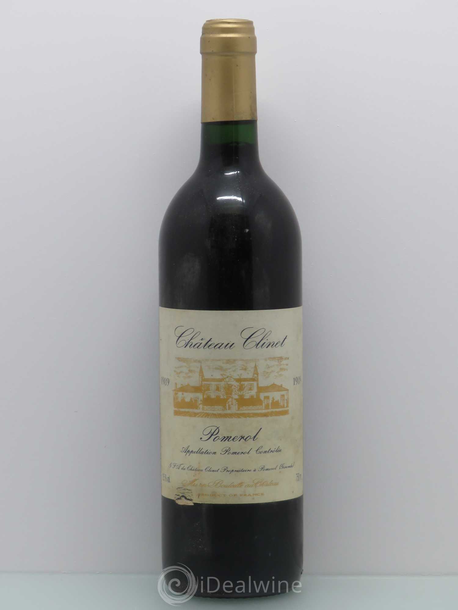 Château Clinet 1989 - Lot de 1 bouteille - 0