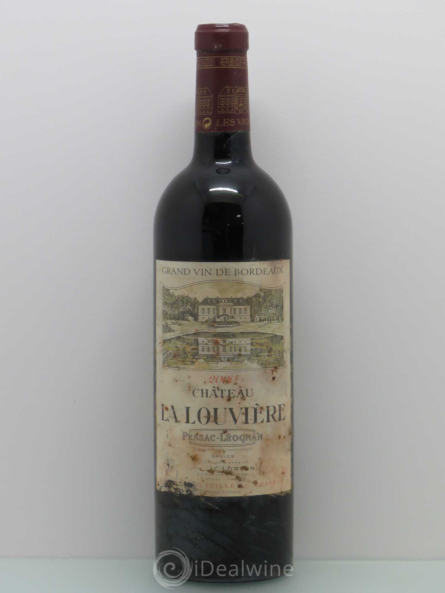 Château la Louvière 2000 - Lot de 1 bouteille - 0