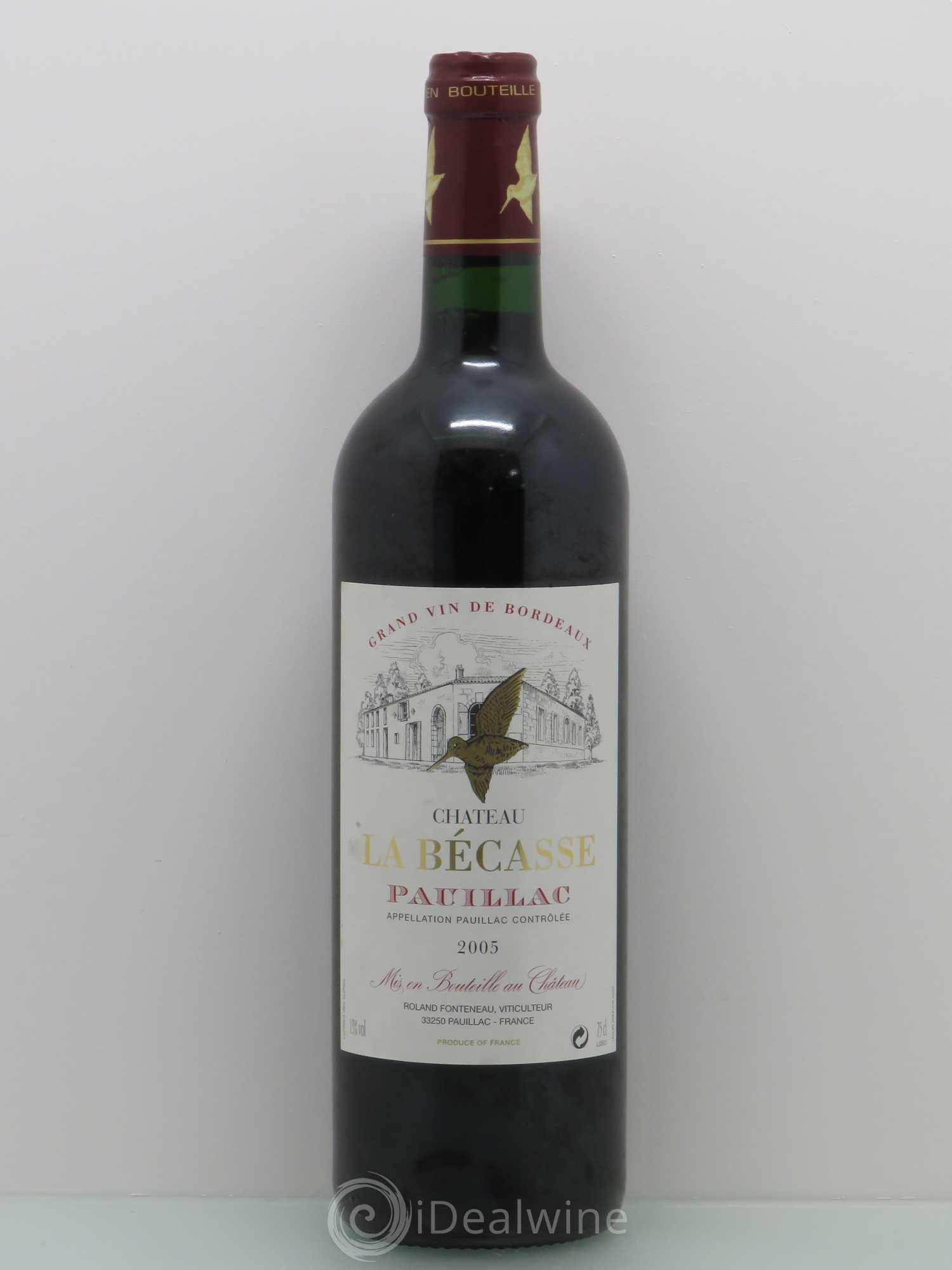 Château la Bécasse 2005 - Lot de 1 bouteille - 0