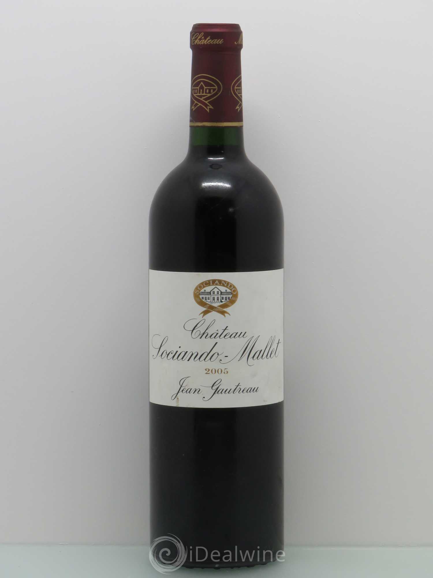 Château Sociando Mallet 2005 - Lot de 1 bouteille - 0
