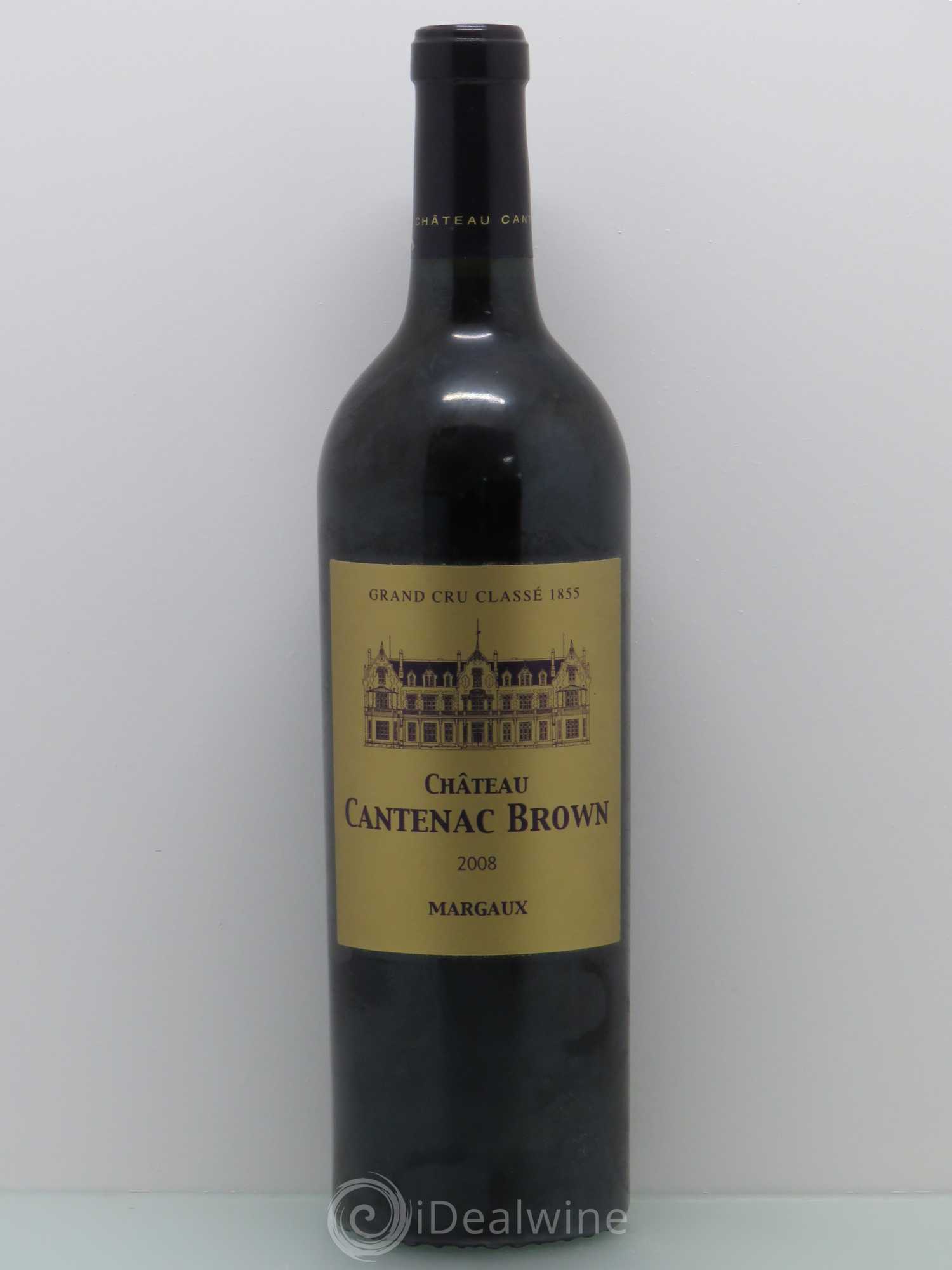 Château Cantenac Brown 3ème Grand Cru Classé 2008 - Lot de 1 bouteille - 0
