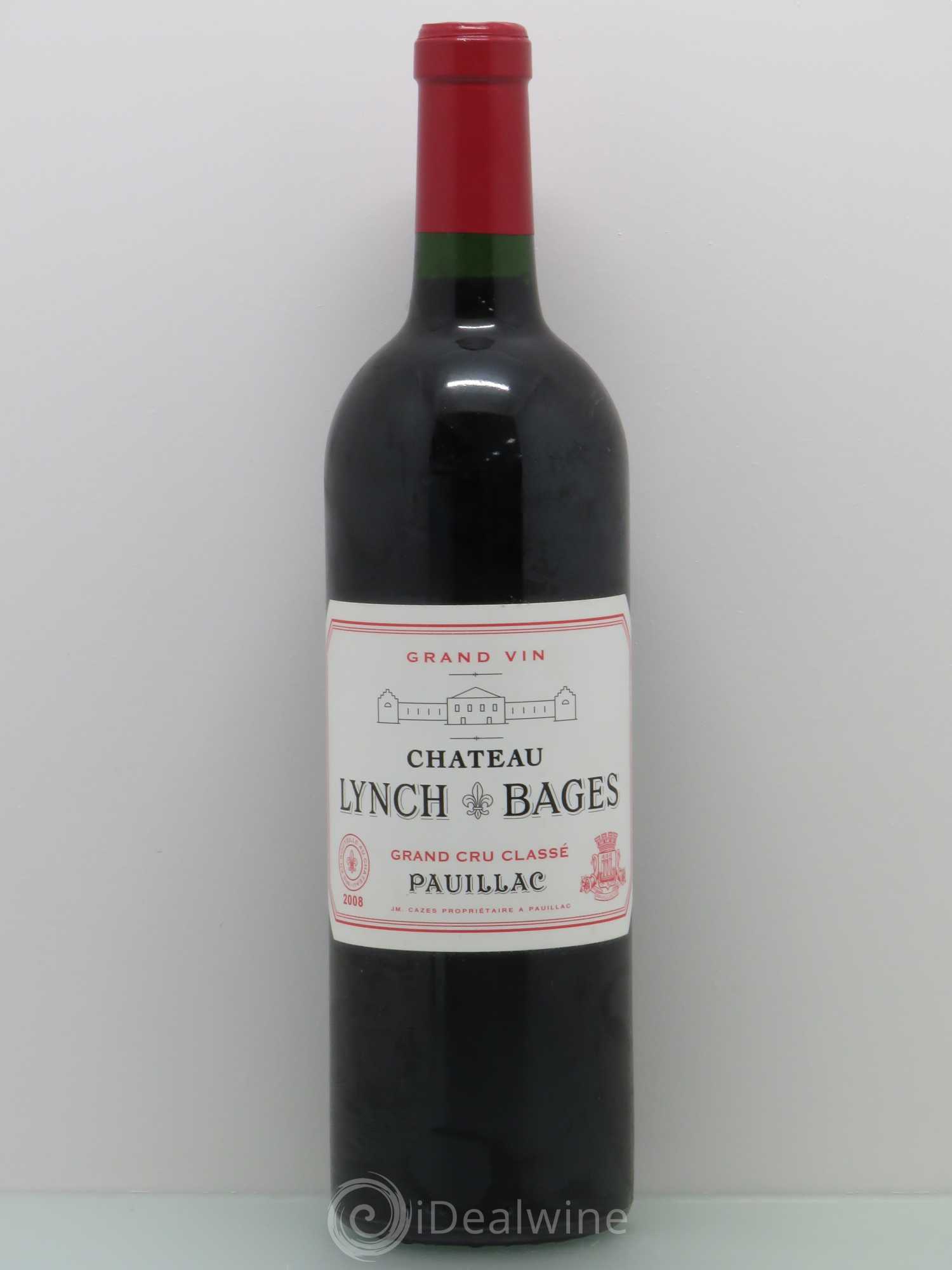 Château Lynch Bages 5ème Grand Cru Classé 2008 - Lot de 1 bouteille - 0