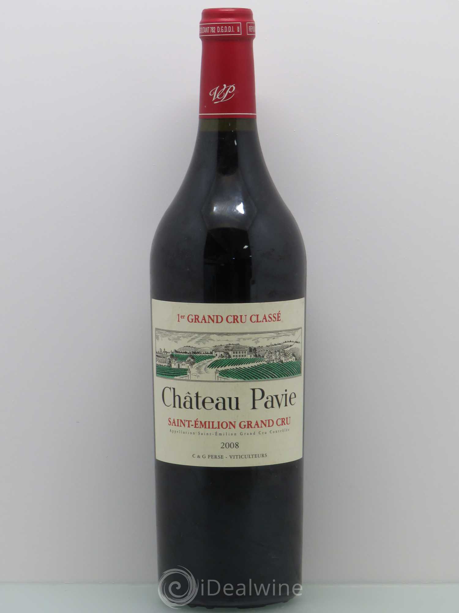 Château Pavie 1er Grand Cru Classé A 2008 - Lot de 1 bouteille - 0