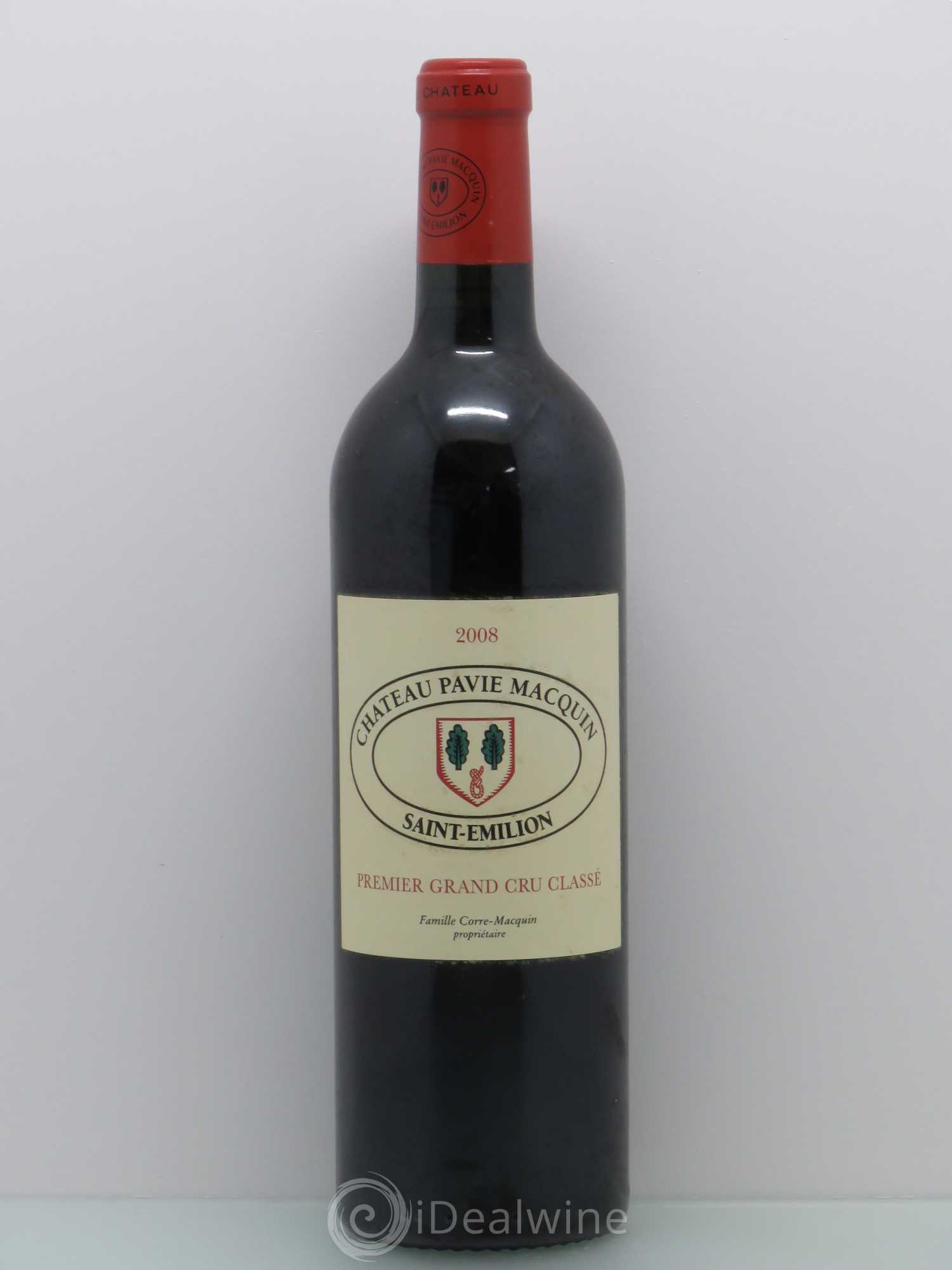 Château Pavie Macquin 1er Grand Cru Classé B 2008 - Lot de 1 bouteille - 0