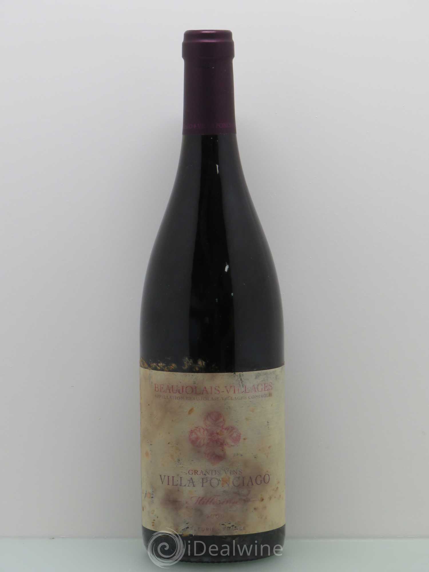 Beaujolais Villa Ponciago (sans prix de reserve) 2009 - Posten von 1 Flasche - 0