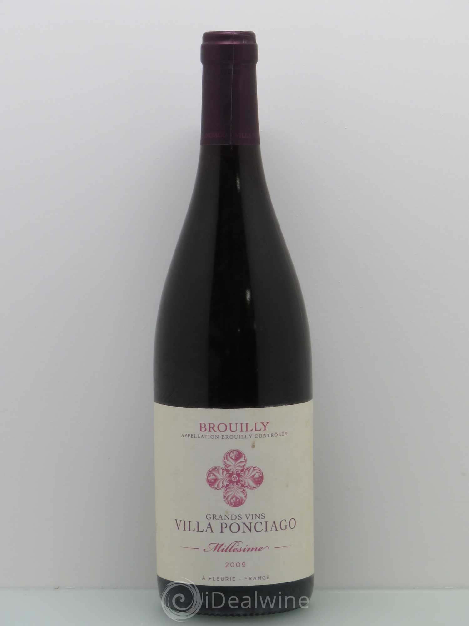 Brouilly Villa Ponciago (sans prix de reserve) 2009 - Posten von 1 Flasche - 0