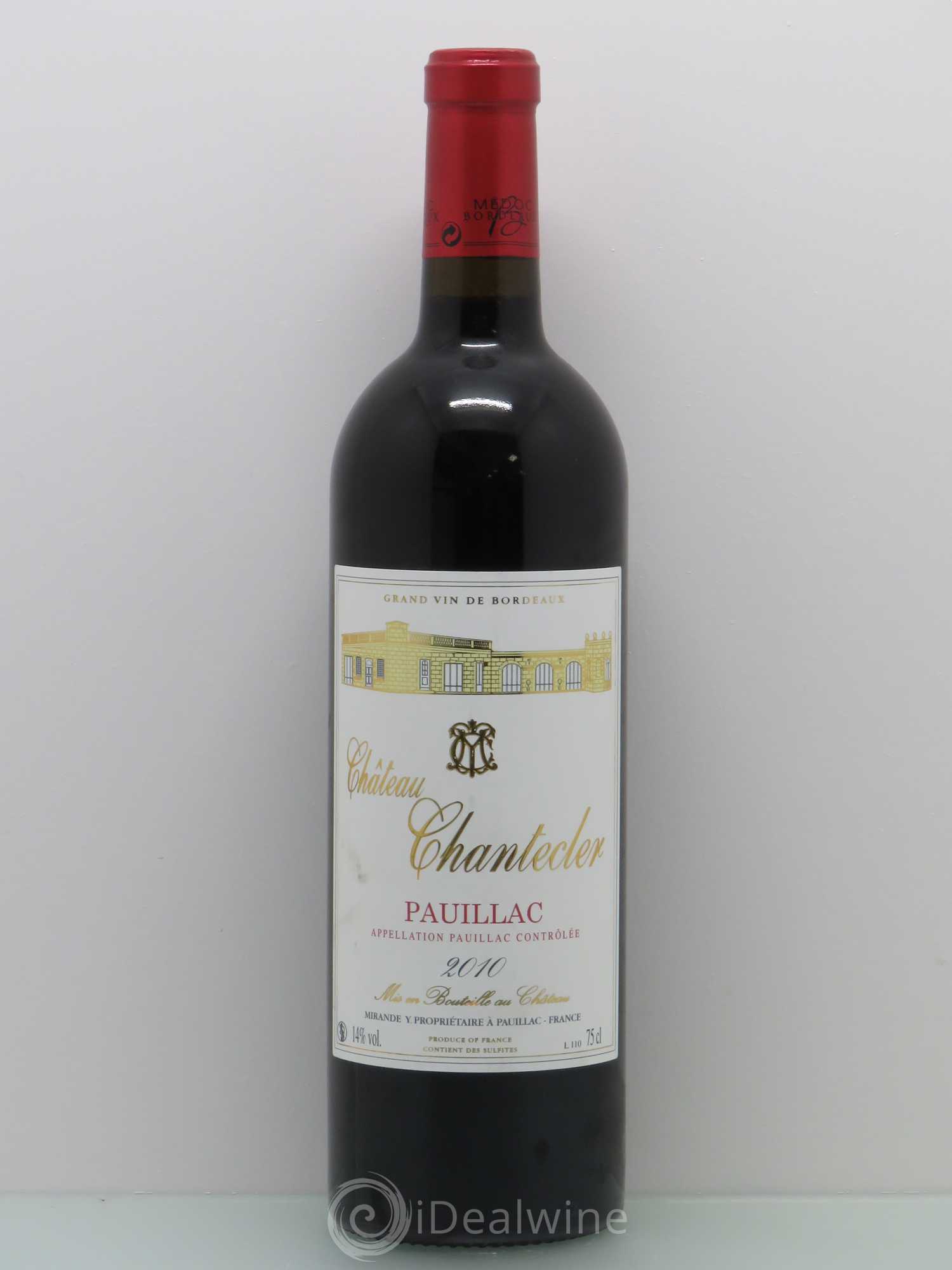 Pauillac Château Chantecler 2010 - Lot de 1 bouteille - 0