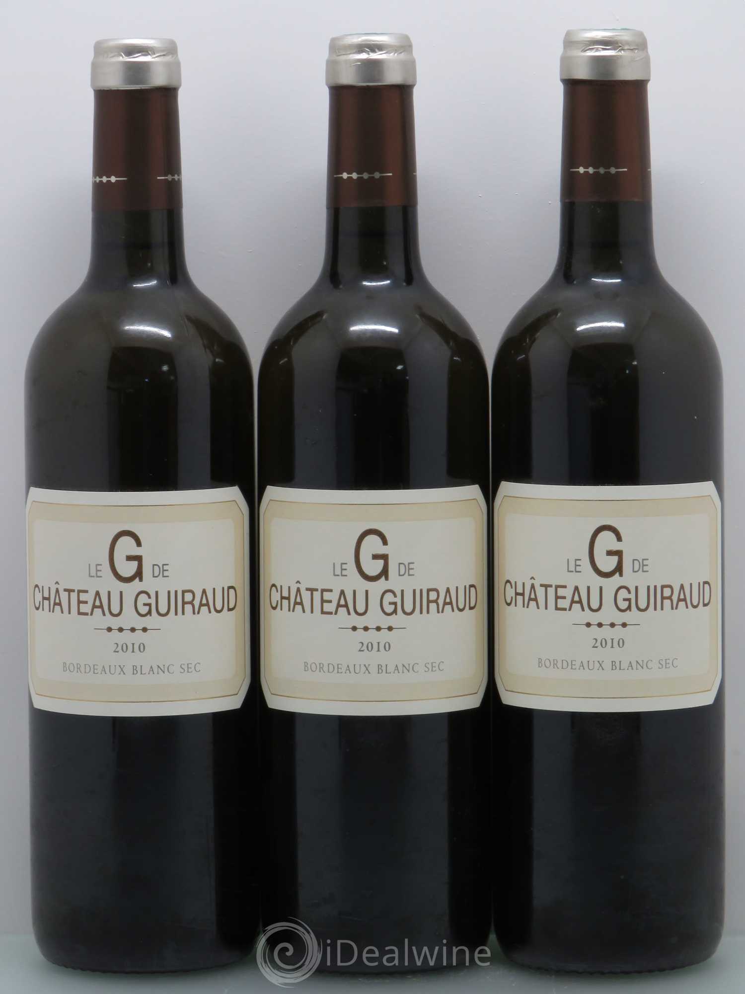 Le G de Château Guiraud 2010 - Lot de 3 bouteilles - 0