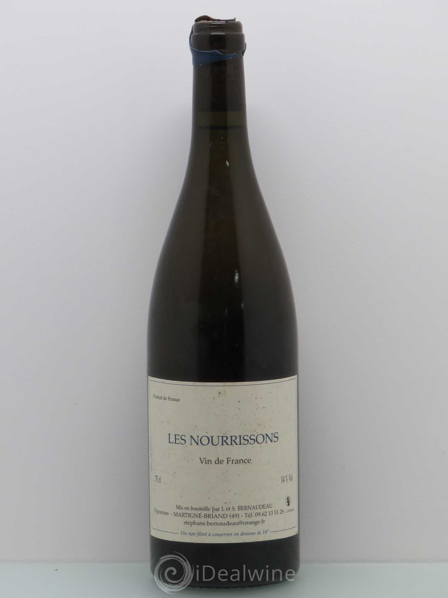Vin de France Les Nourrissons Stéphane Bernaudeau 2010 - Lot de 1 bouteille - 0