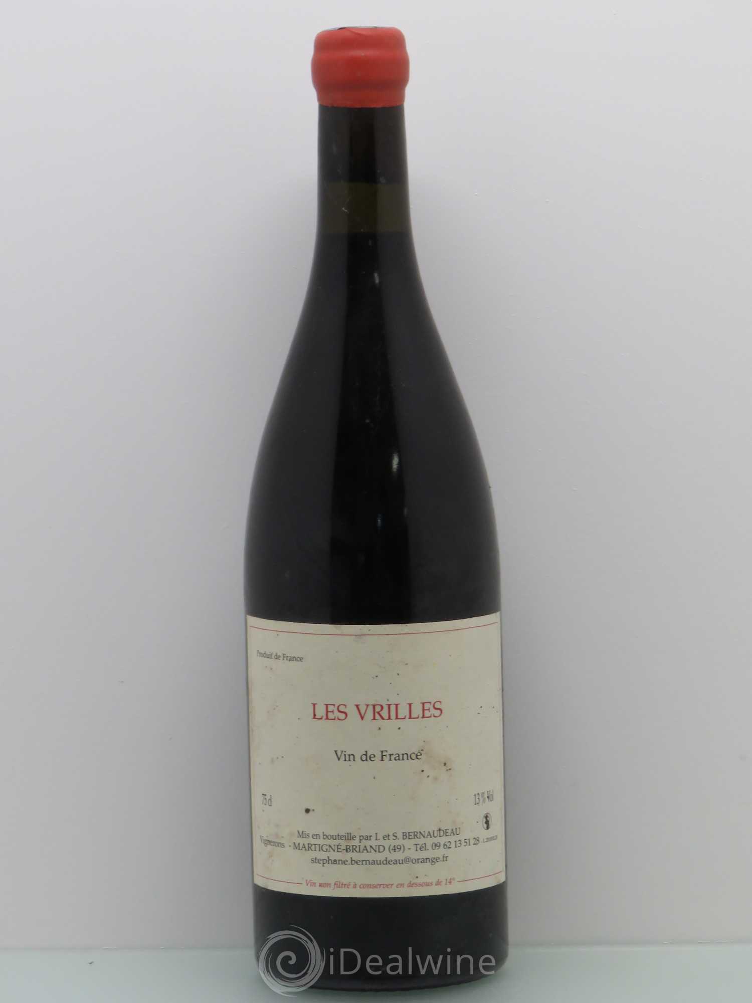 Vin de France Les Vrilles Stéphane Bernaudeau (Domaine) 2010 - Lot de 1 bouteille - 0