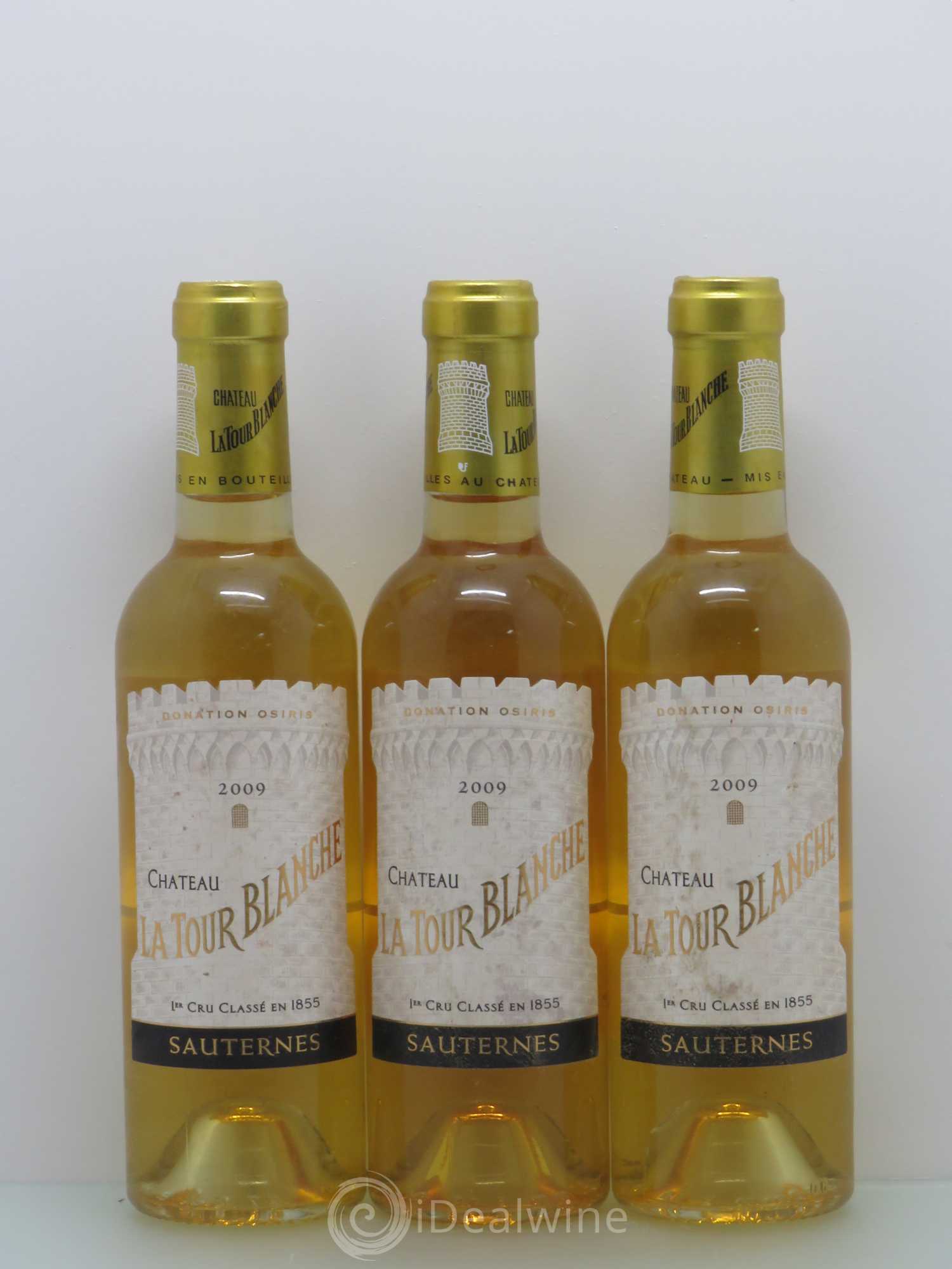 Château la Tour Blanche 1er Grand Cru Classé 2009 - Posten von 3 Demi-Flaschen - 0