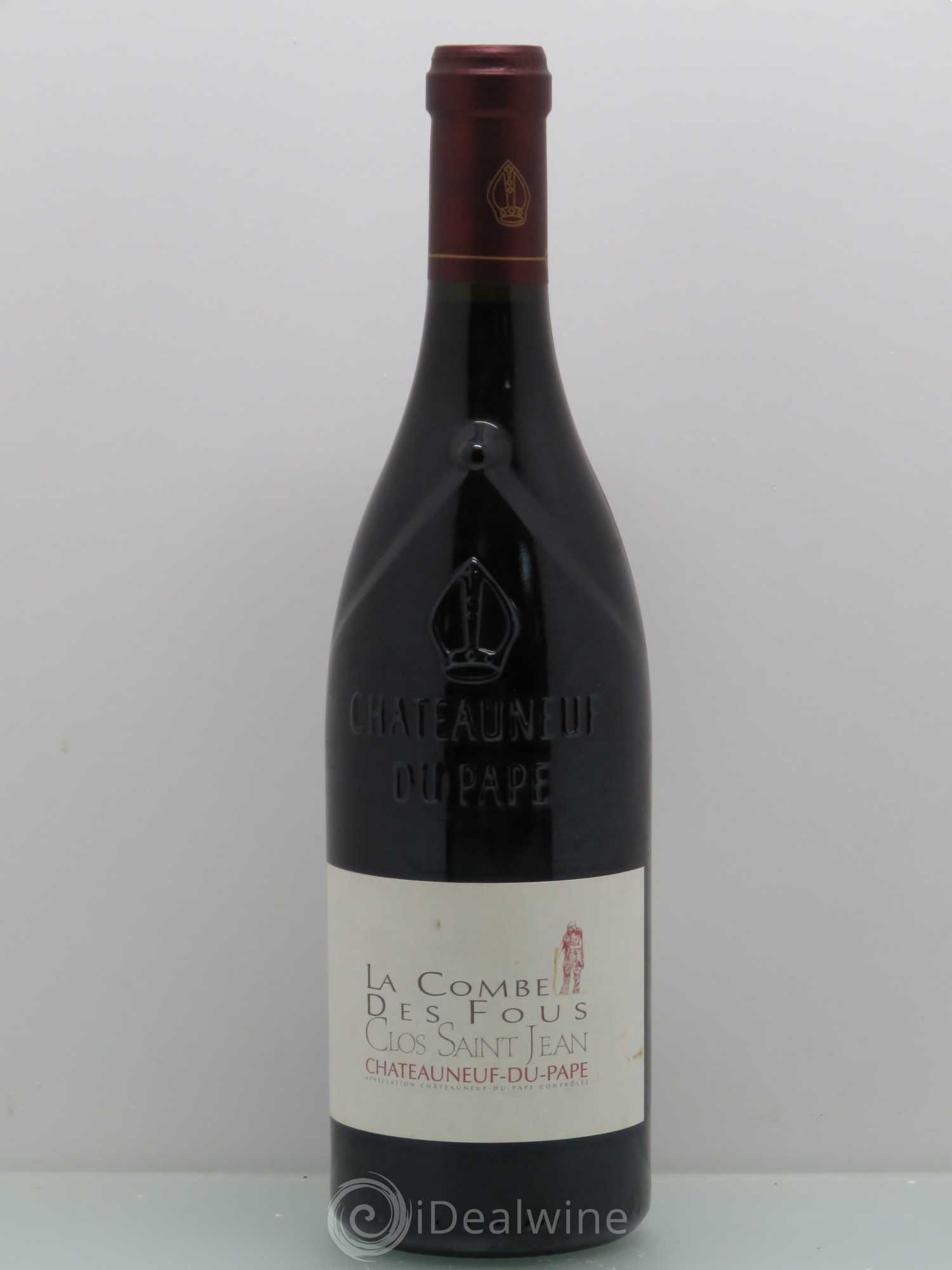 Châteauneuf-du-Pape Clos Saint-Jean La Combe des Fous Pascal et Vincent Maurel 2003 - Lot de 1 bouteille - 0