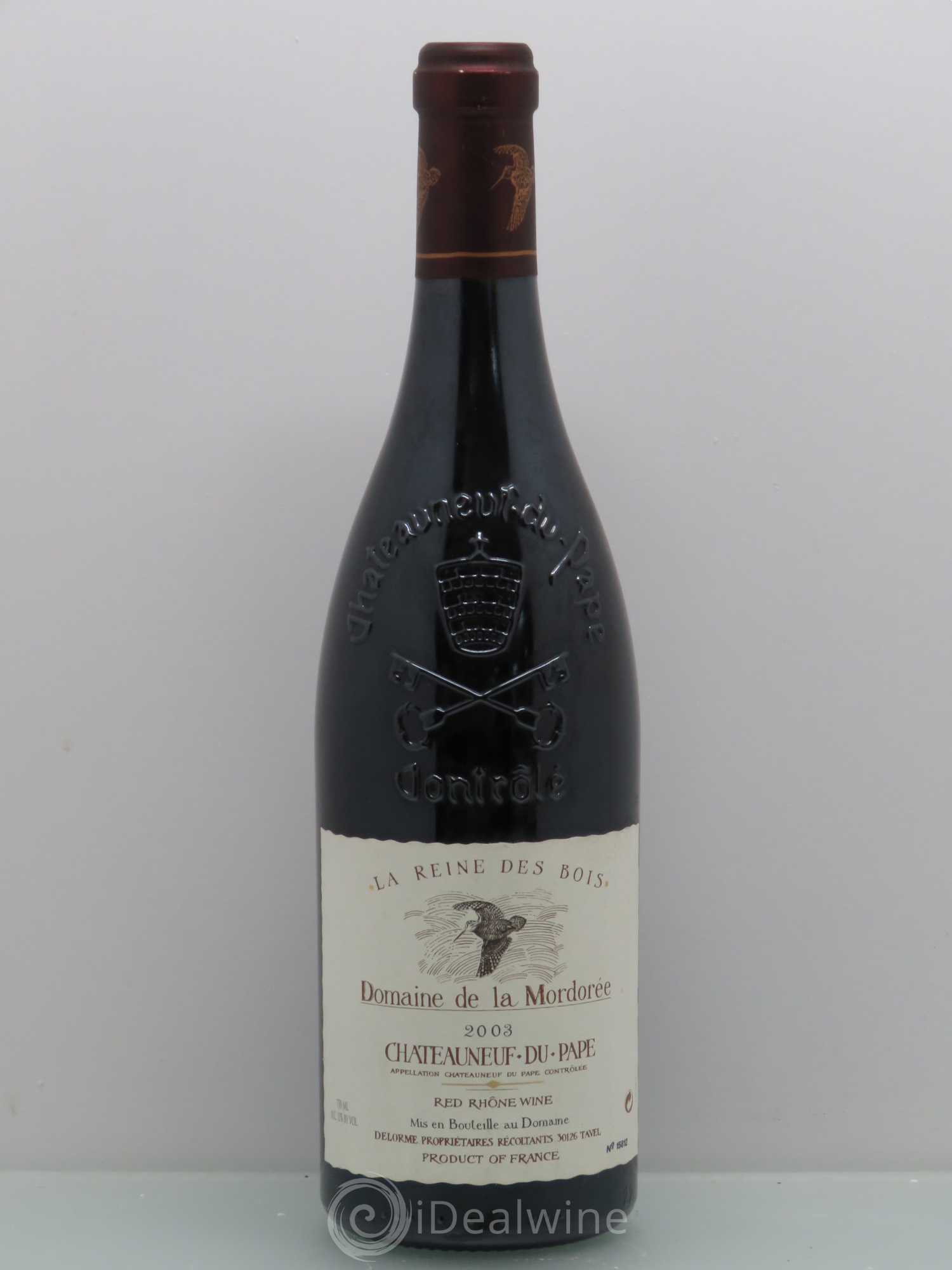 Châteauneuf-du-Pape Cuvée de la Reine des Bois La Mordorée (Domaine de) 2003 - Lot de 1 bouteille - 0