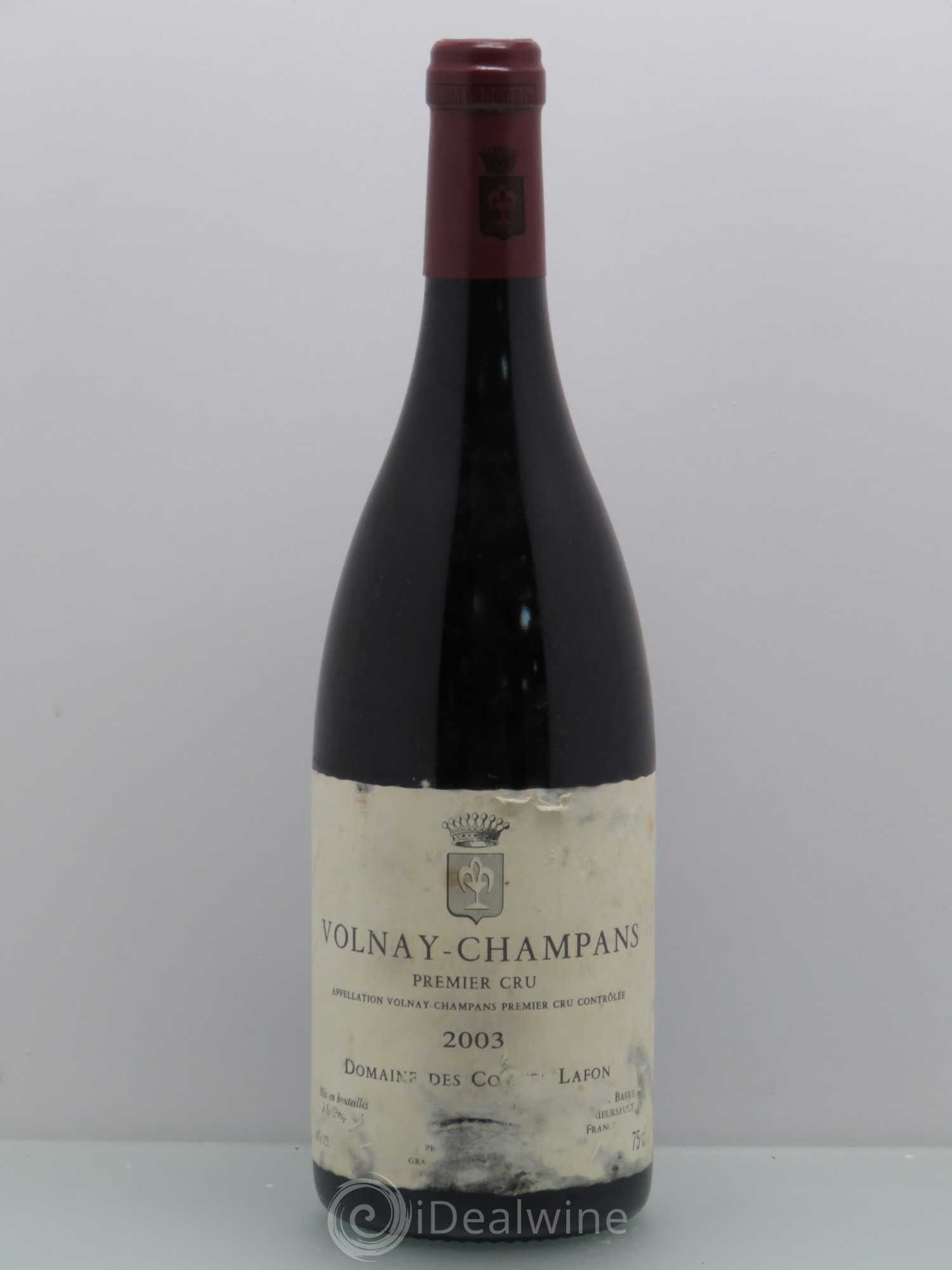 Volnay 1er Cru Champans Comtes Lafon (Domaine des) 2003 - Lot de 1 bouteille - 0