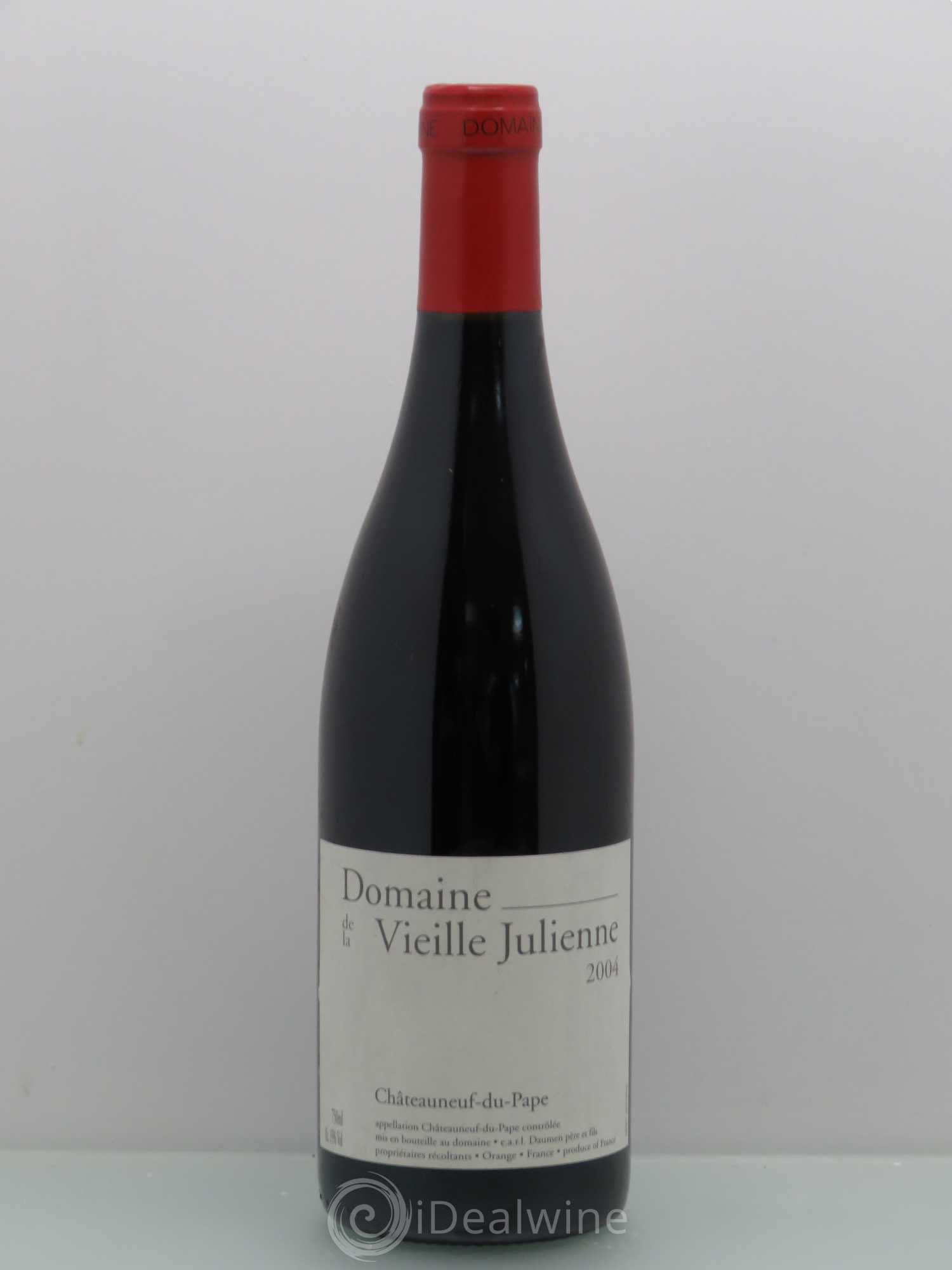 Châteauneuf-du-Pape Vieille Julienne (Domaine de la) Jean-Paul Daumen 2004 - Lot de 1 bouteille - 0
