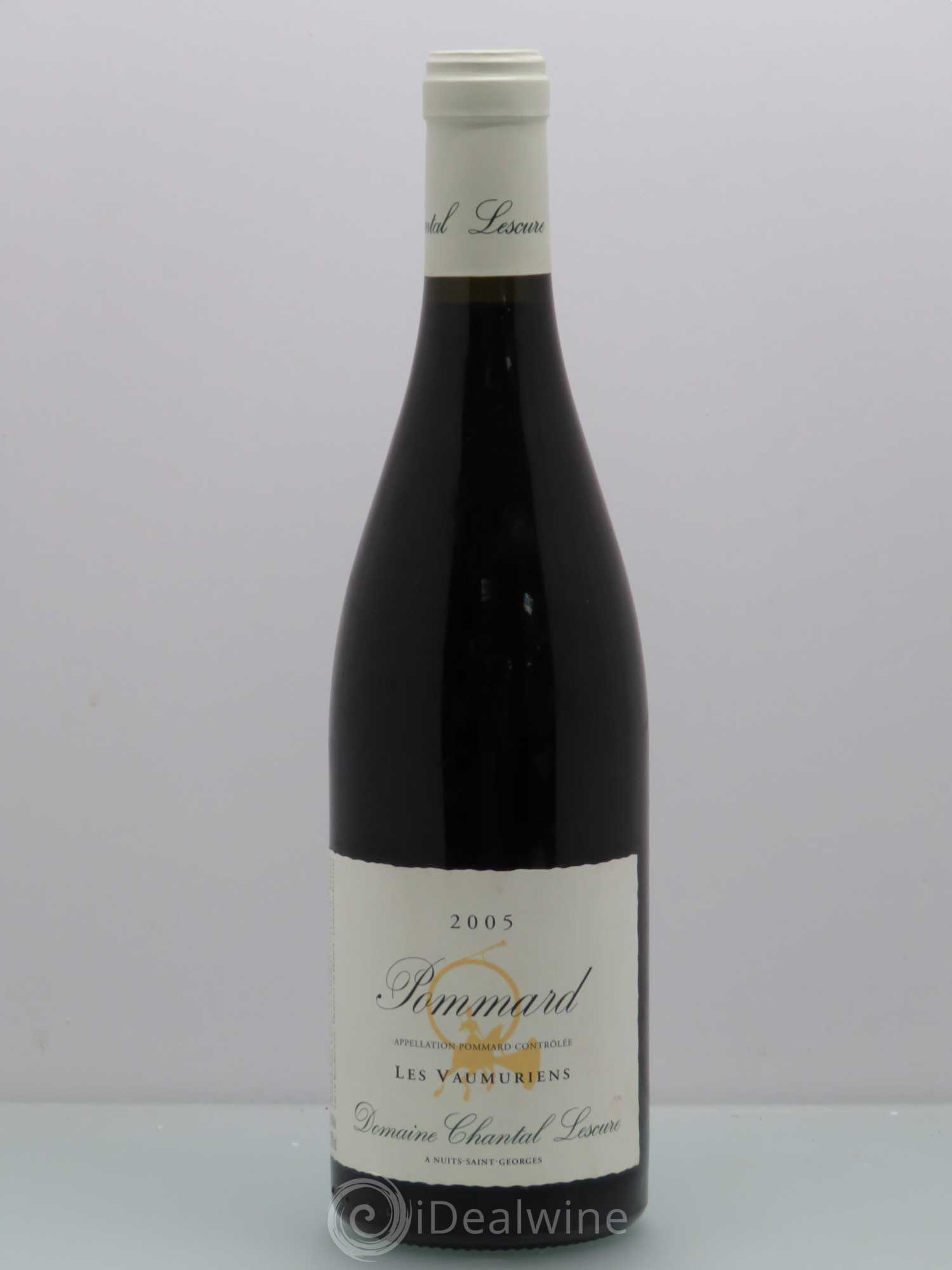 Pommard Les Vaumuriens Chantal Lescure 2005 - Lot de 1 bouteille - 0