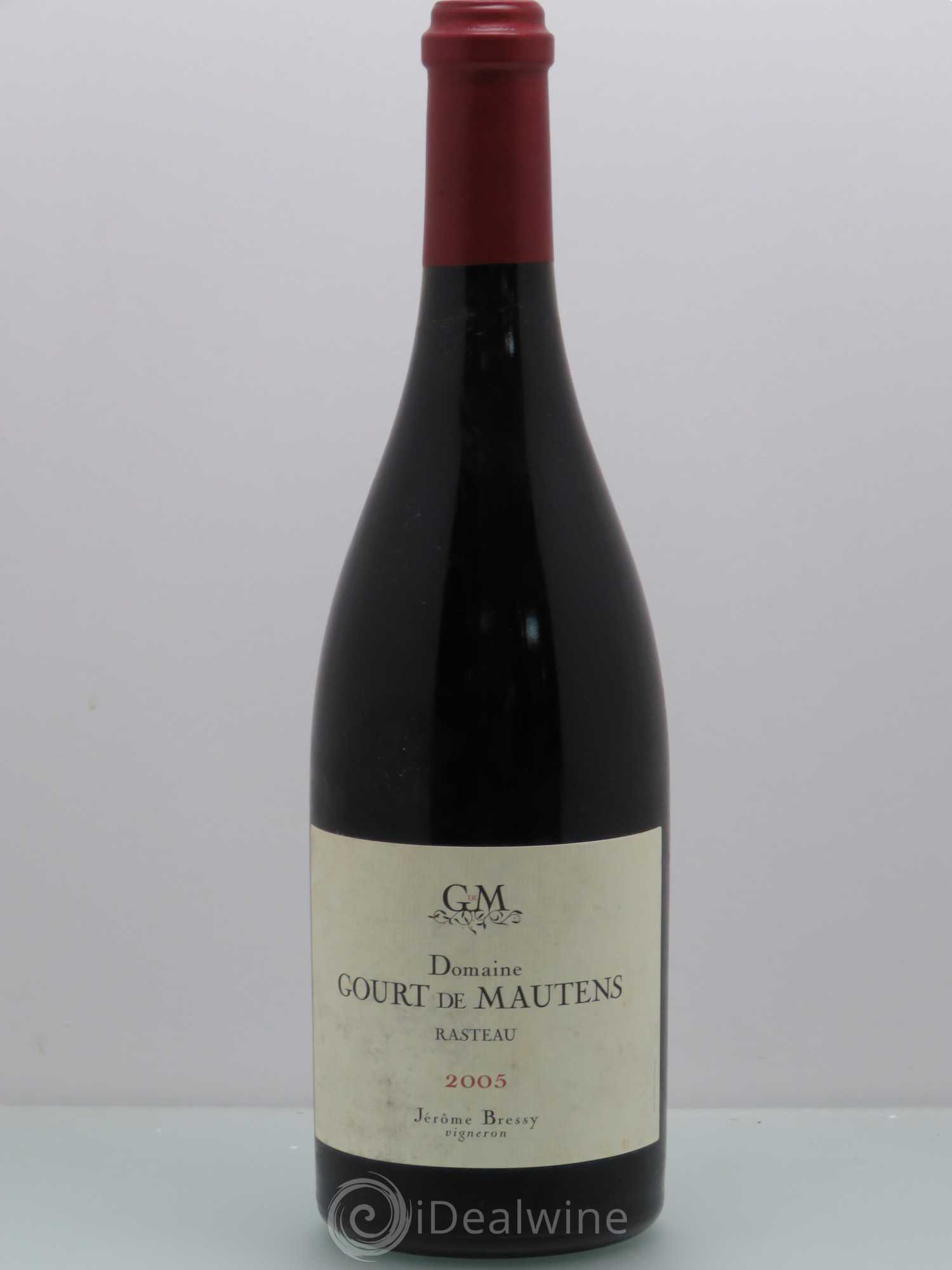 Rasteau Domaine Gourt de Mautens - Jérôme Bressy 2005 - Lot de 1 bouteille - 0