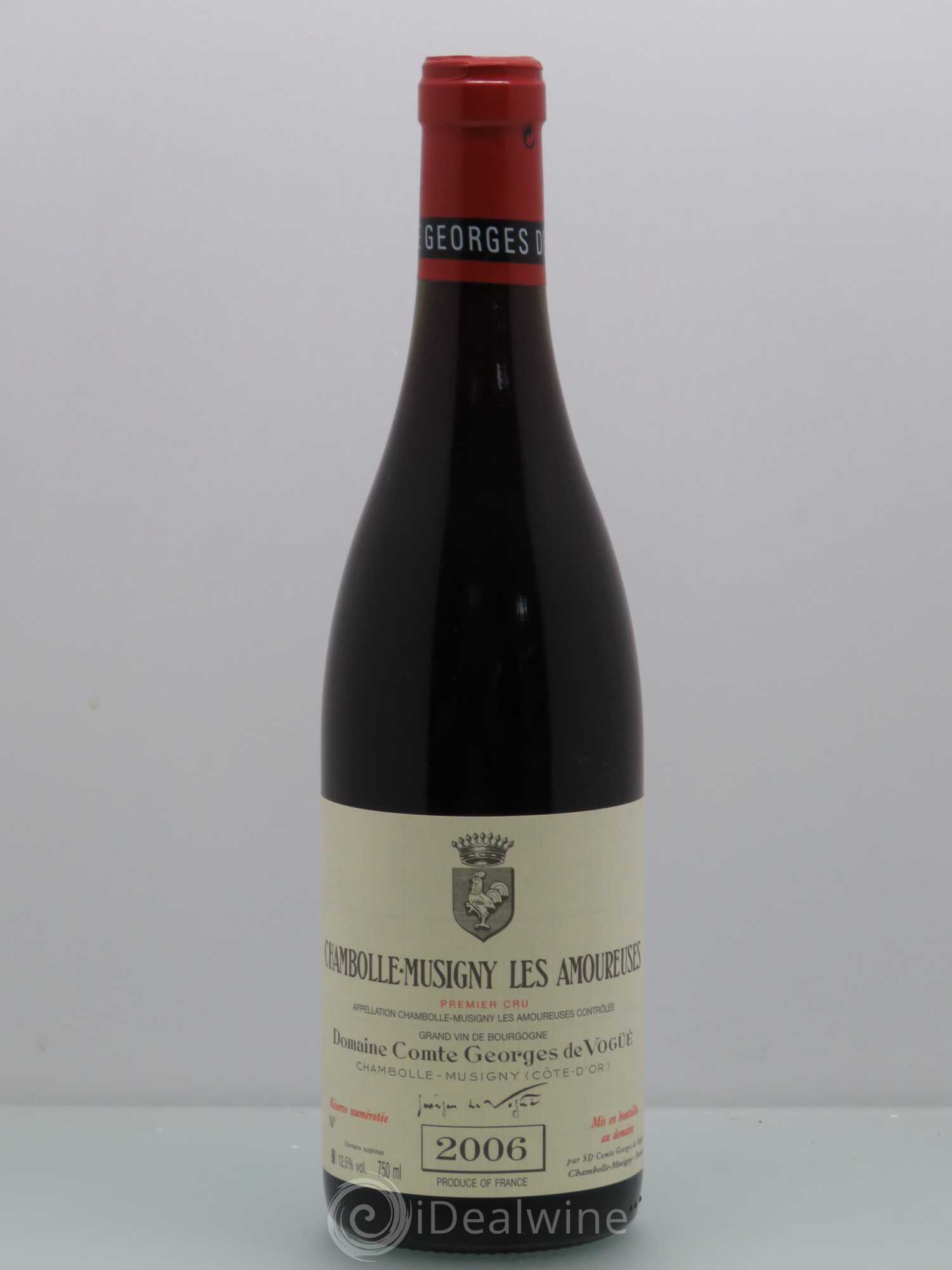 Chambolle-Musigny 1er Cru Les Amoureuses Comte Georges de Vogüé 2006 - Lot de 1 bouteille - 0