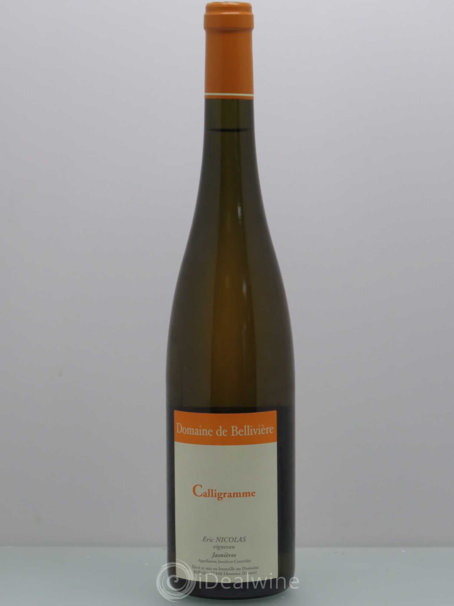 Val de Loire Domaine Belliviere Jasnieres Calligramme 2007 - Posten von 1 Flasche - 0
