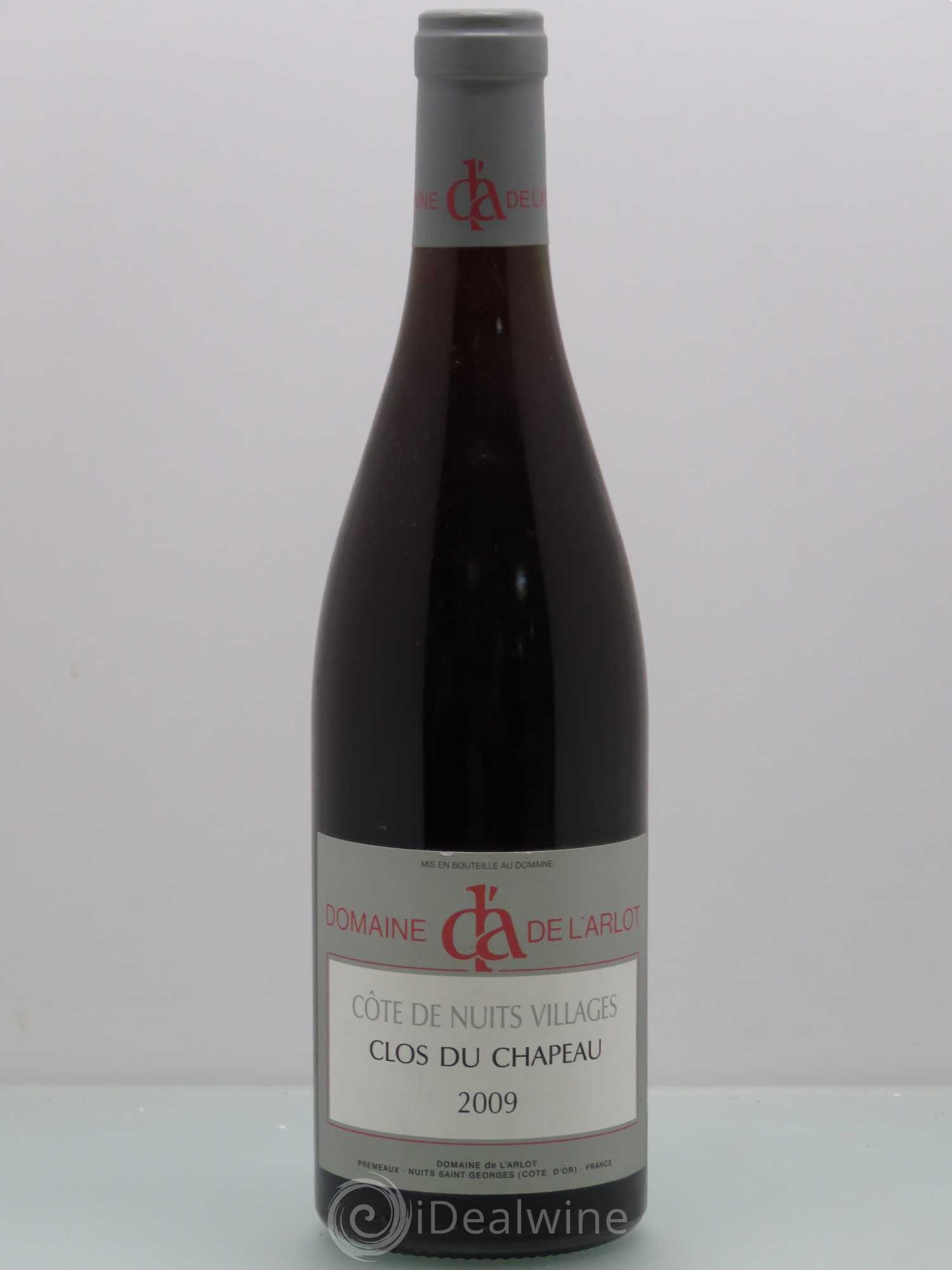 Côte de Nuits-Villages Domaine L'Arlot Clos Du Chapeau 2009 - Posten von 1 Flasche - 0