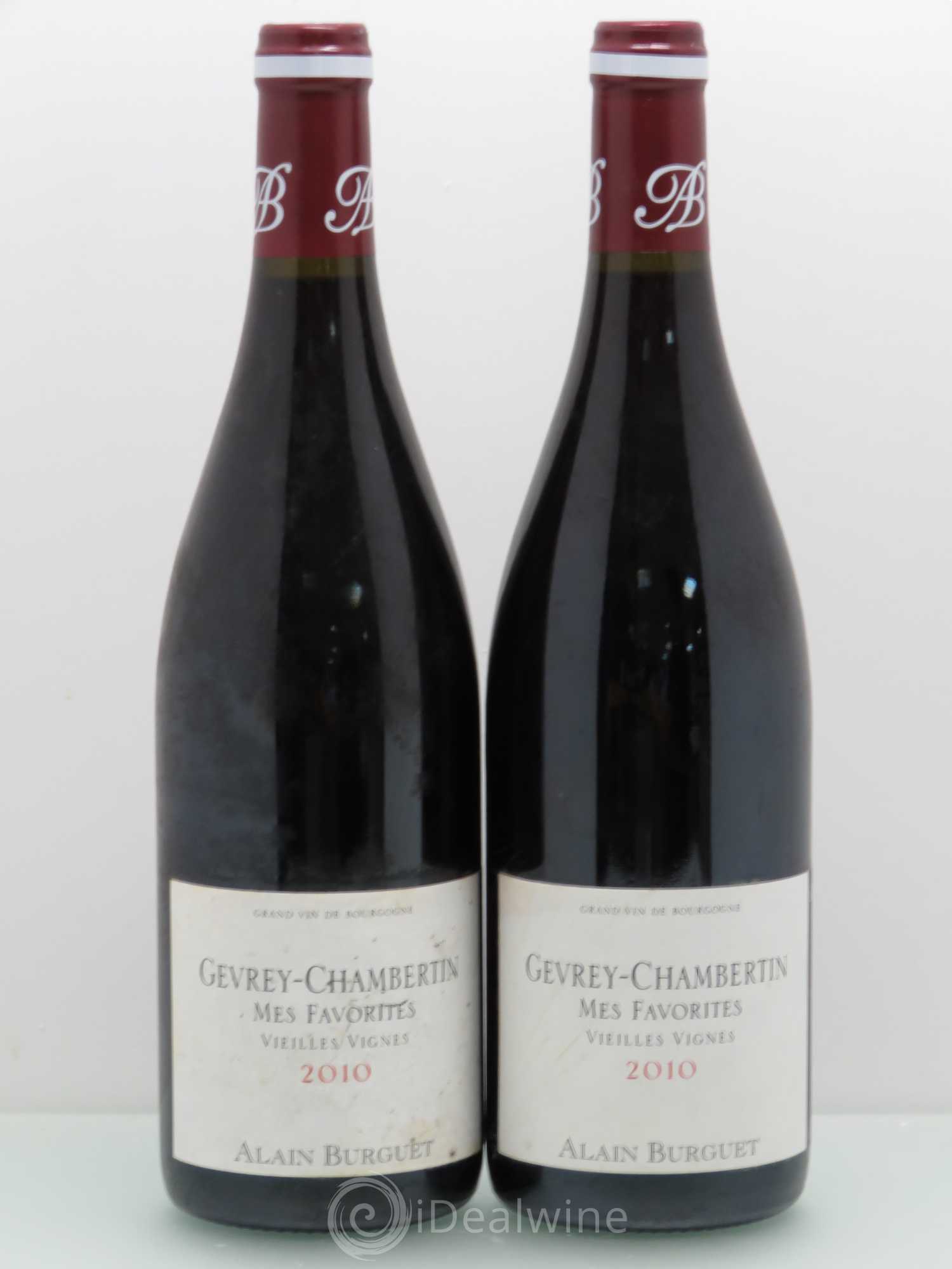 Gevrey-Chambertin Domaine Alain Burguet Mes Favorites Vieilles Vignes 2010 - Posten von 2 Flaschen - 0