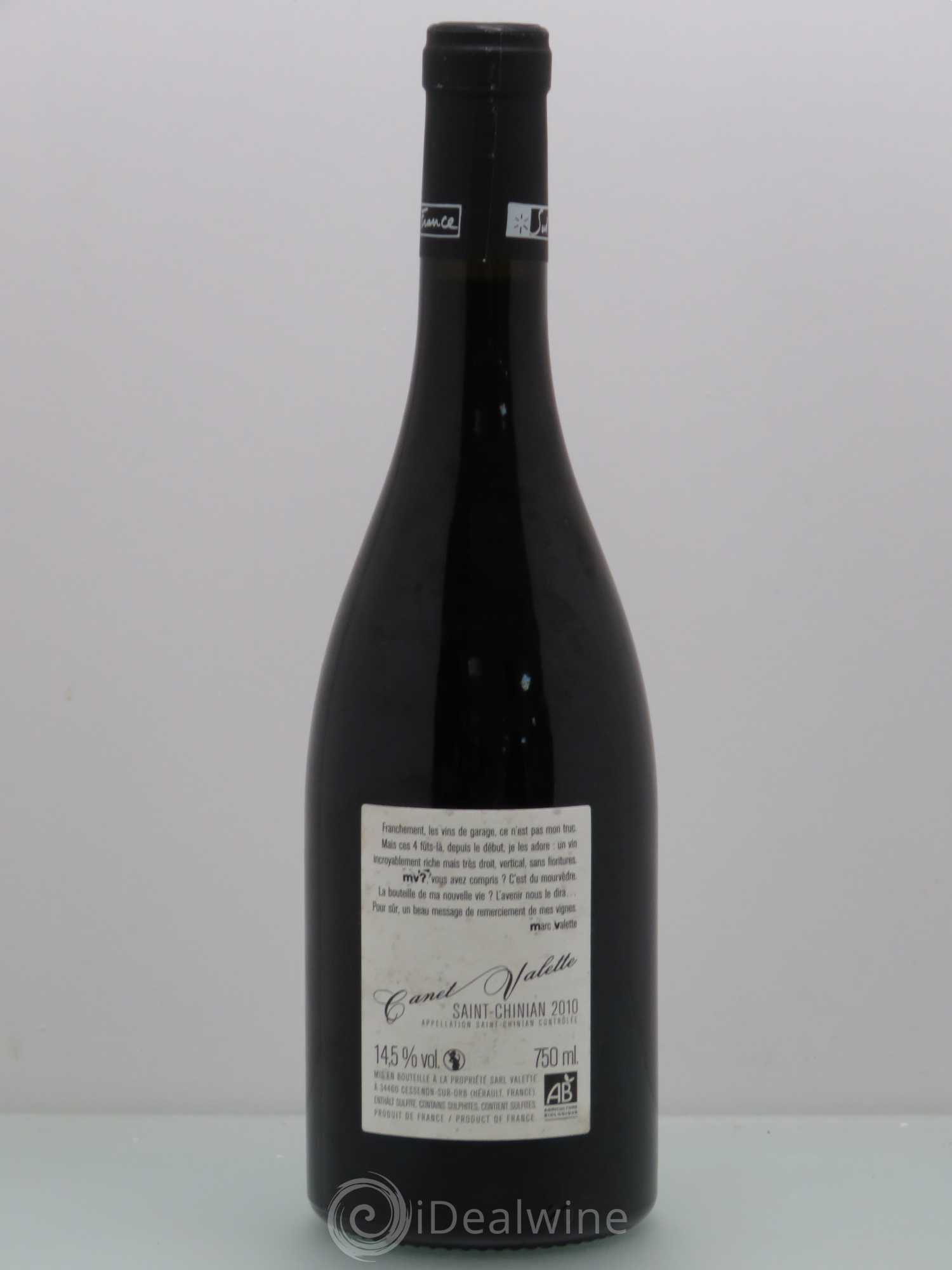 Saint-Chinian Domaine Canet Valette Cuvee MV 2010 - Posten von 1 Flasche - 1